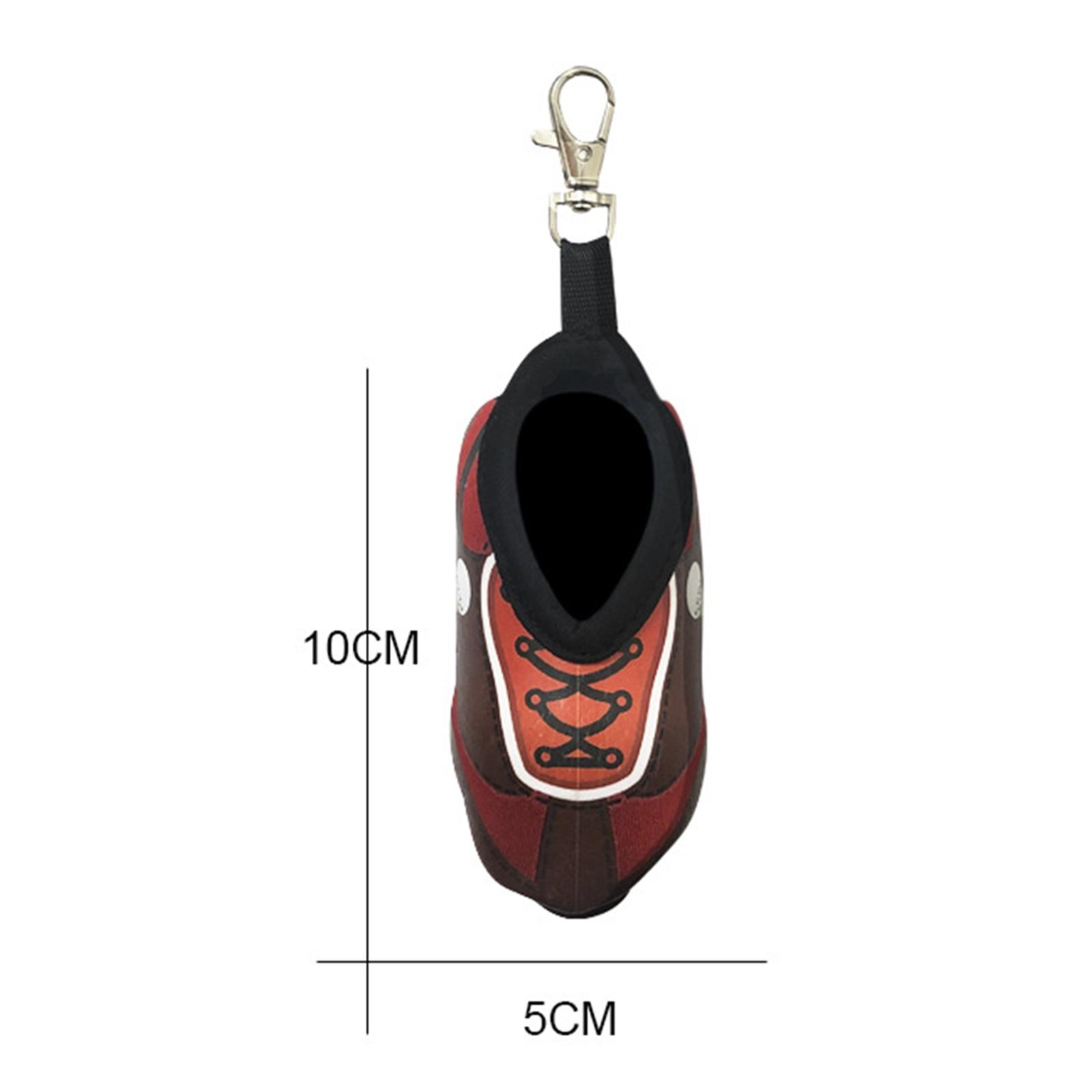 Neoprene Golf Ball Carry Bag Small Lightweight Golf Accessories Holder Red