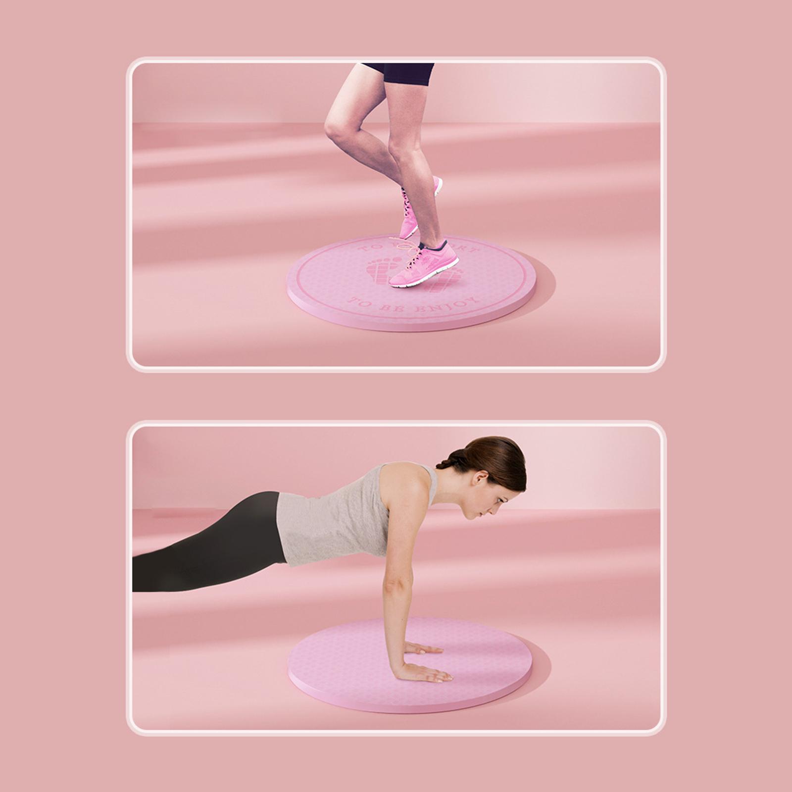 Skipping Mat Sound Insulation Shock Absorption Yoga Mats Deep Pink