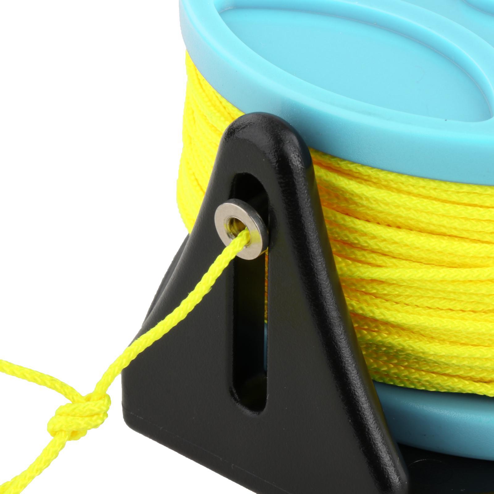 Multi Purpose Scuba Diving Reel Handle Gear Kayak  Blue Yellow 