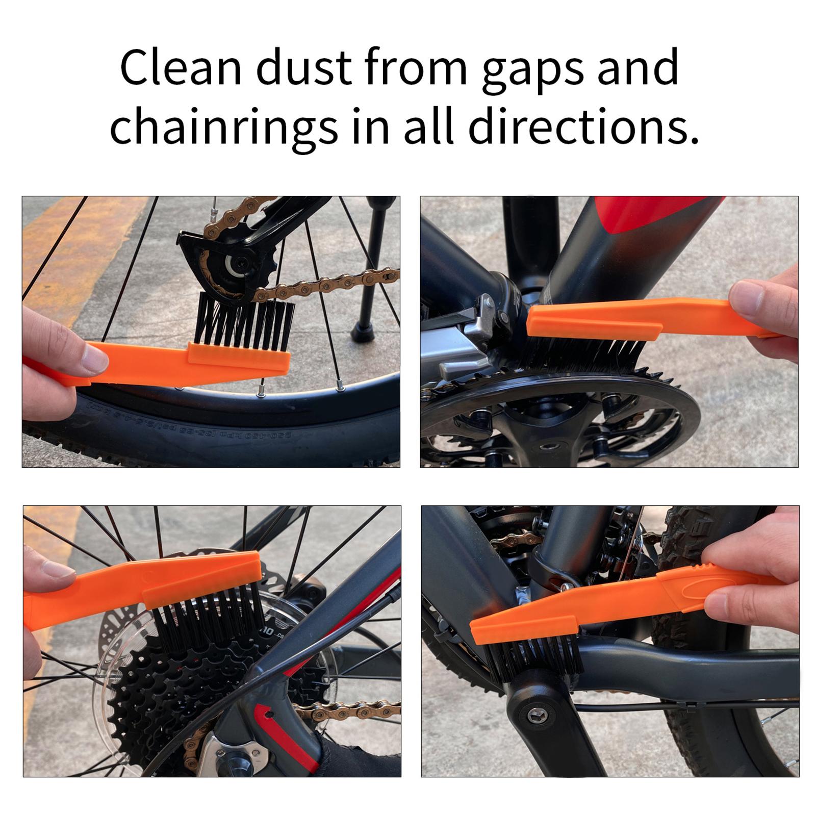 Folding Bike Cleaning Kit Road City MTB Bicycle Chain Cleaner for Chain Tire
