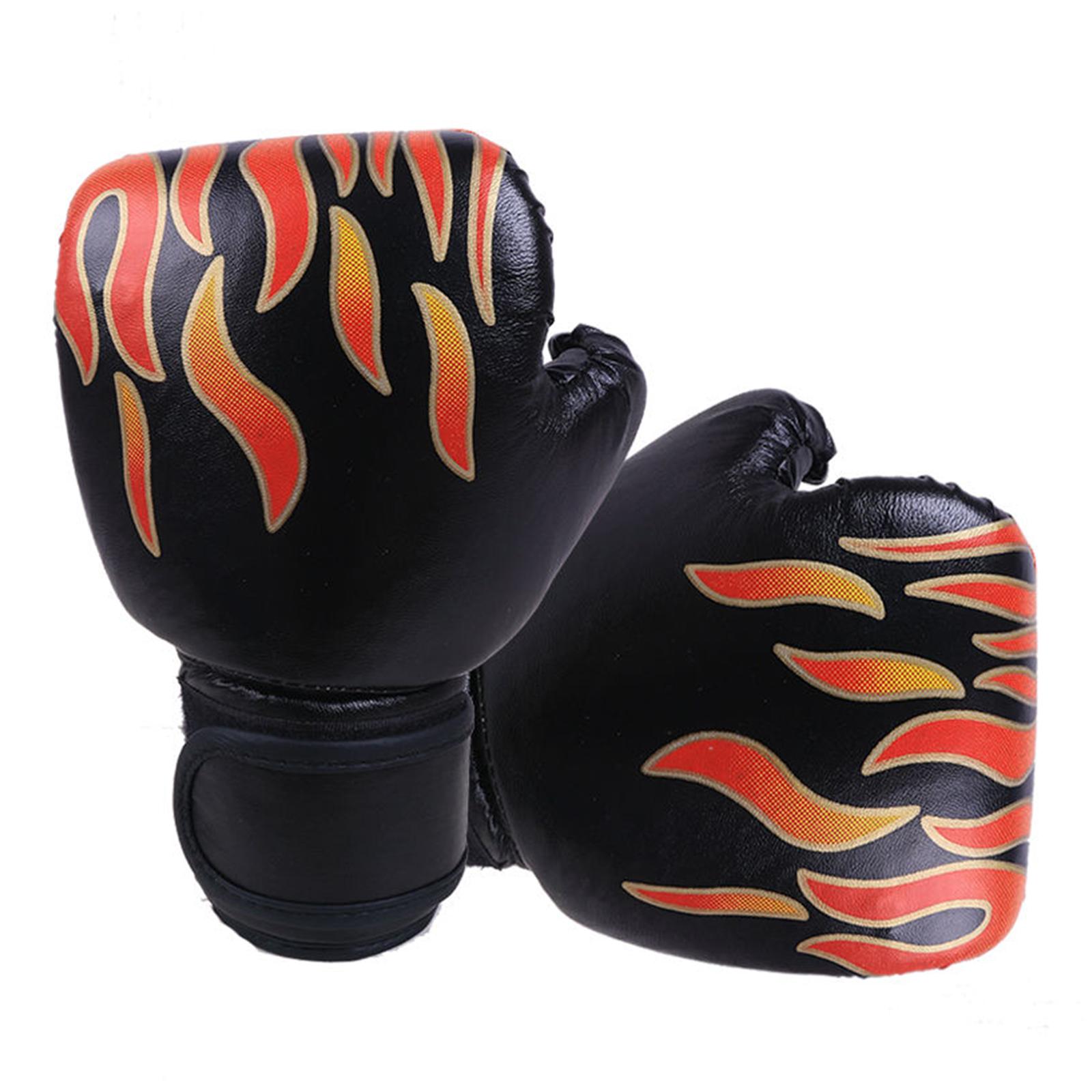 Boxing Gloves, Professional Fight Training Mitt, Punching Bag Mitt Girls Black Adult