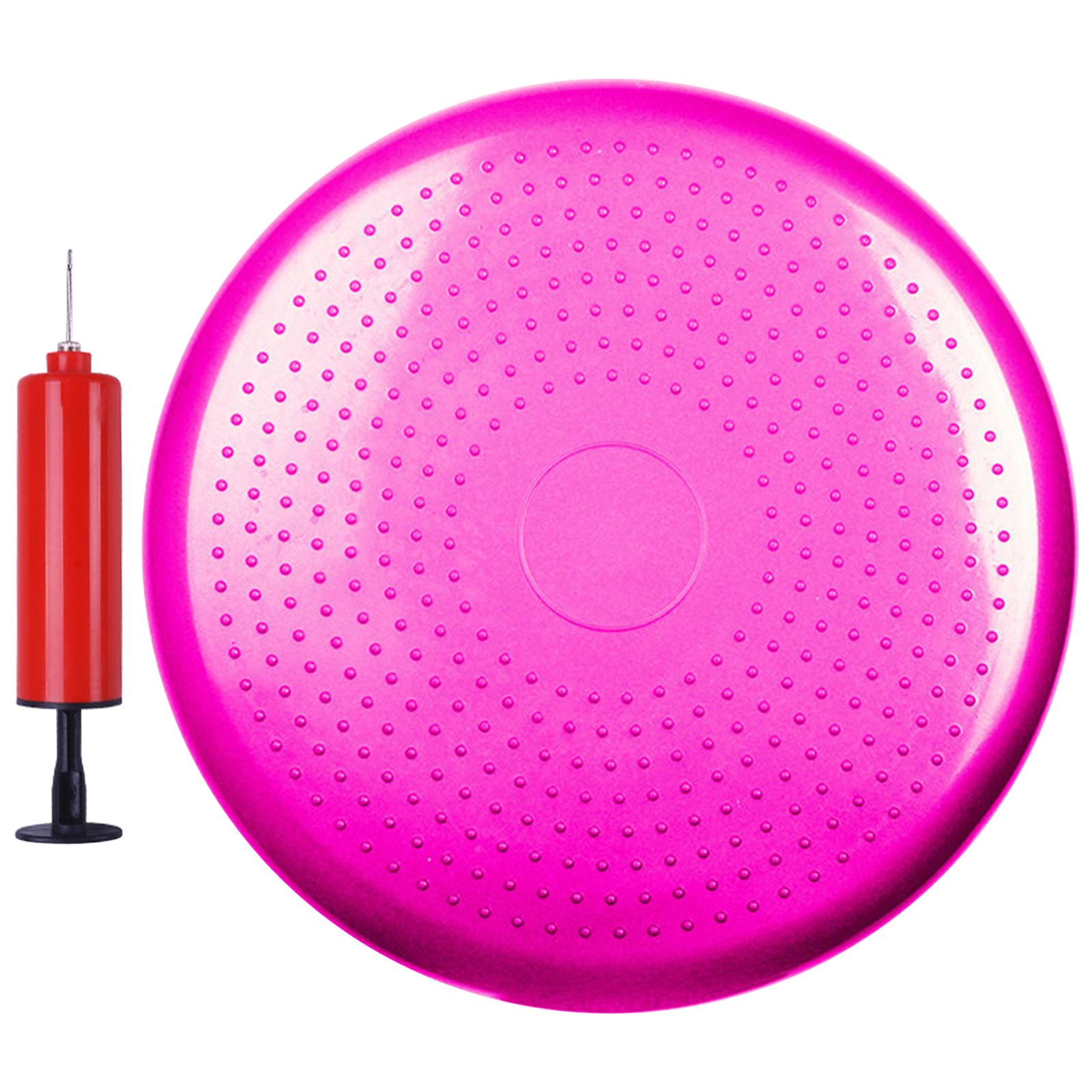 Yoga Balance Board Disc Air Cushion Wobble Physical Gym Stability pink