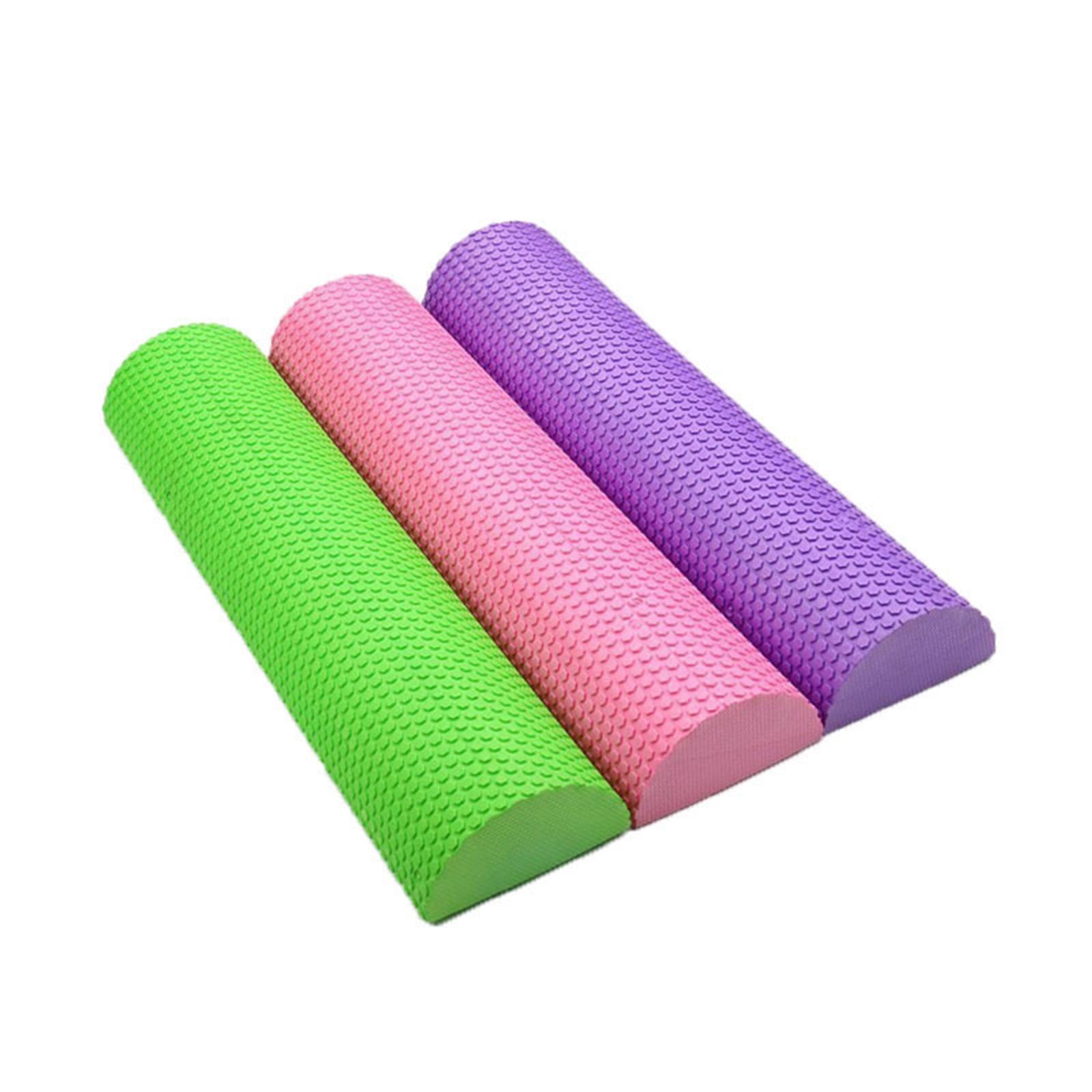 Foam Roller Half Round Massage Yoga Pilates Fitness Balance Yoga Green 30cm