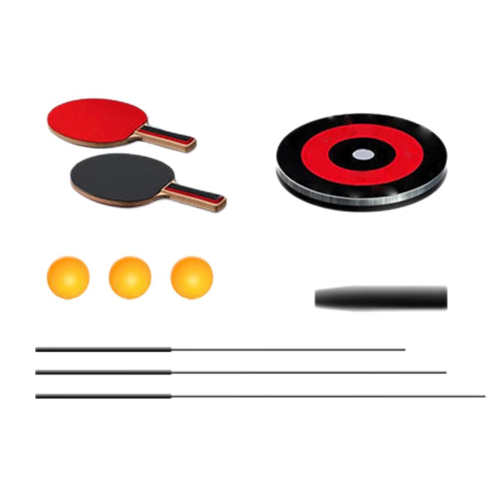 Fixed Table Tennis Trainer Pong Ball Training Equipment Set