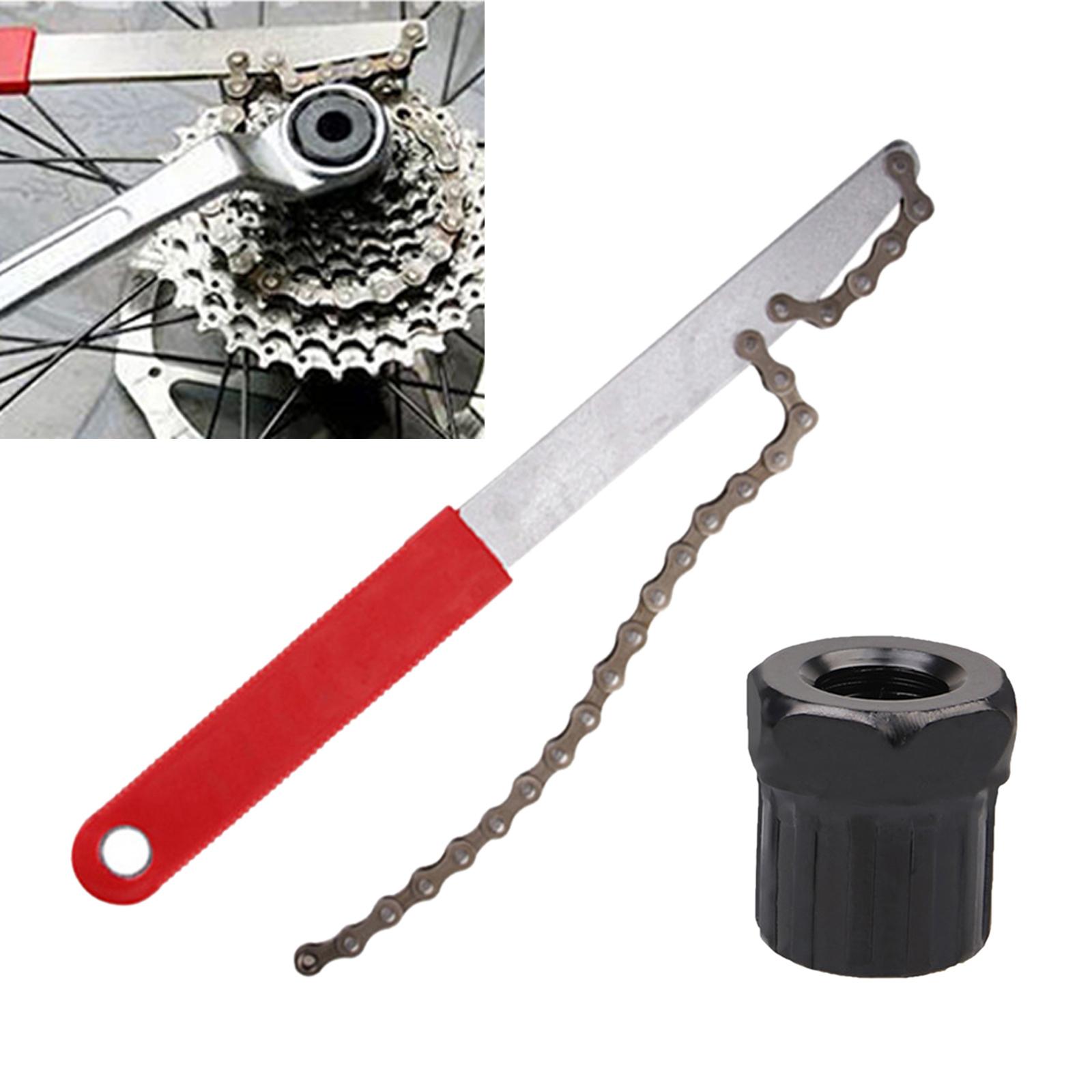 Bicycle Bike Freewheel Chain Whip Sprocket Lockring Remover Repair Tools