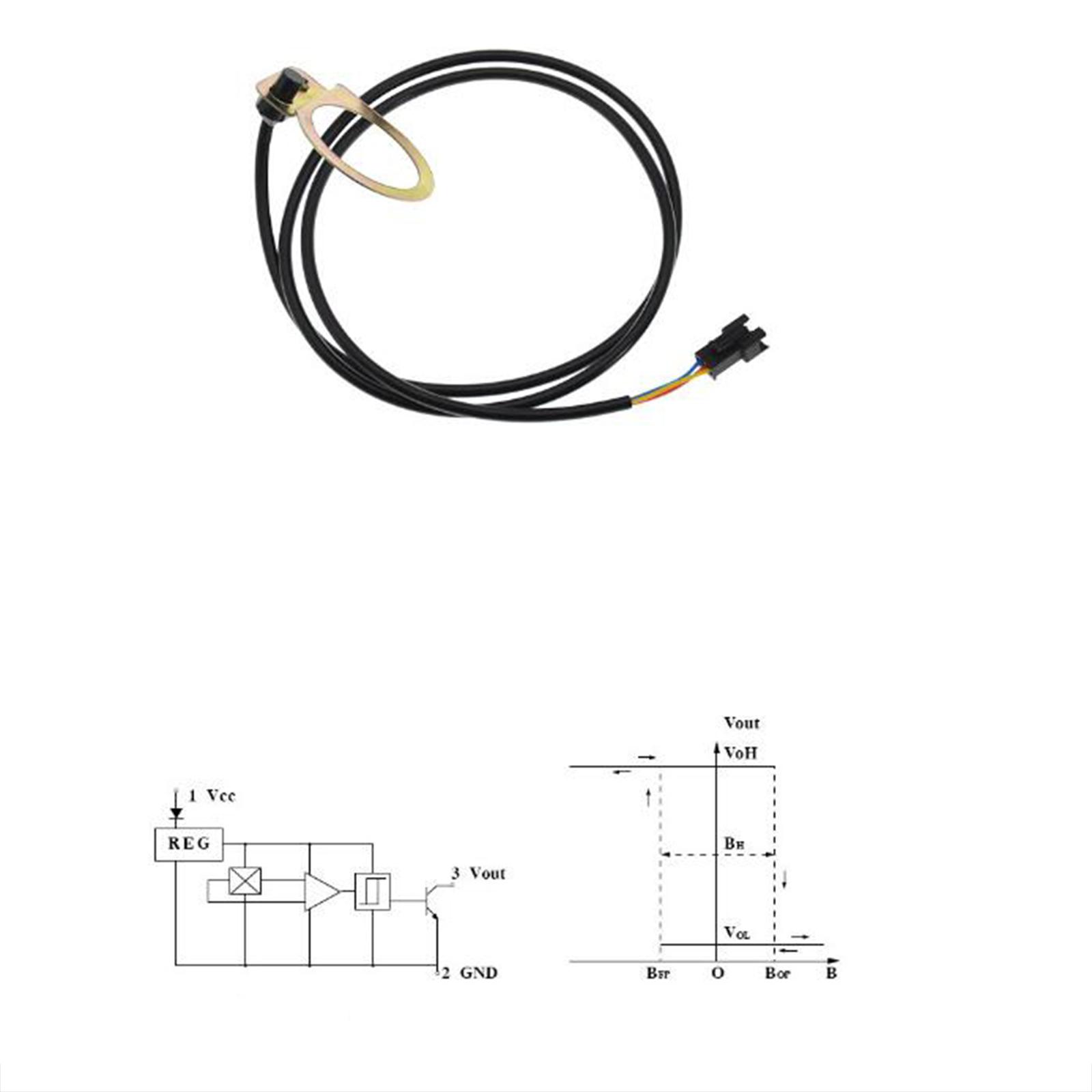 Electric Bicycle Pedal Assist Sensor Lightweight for Cycling 8 Magnets