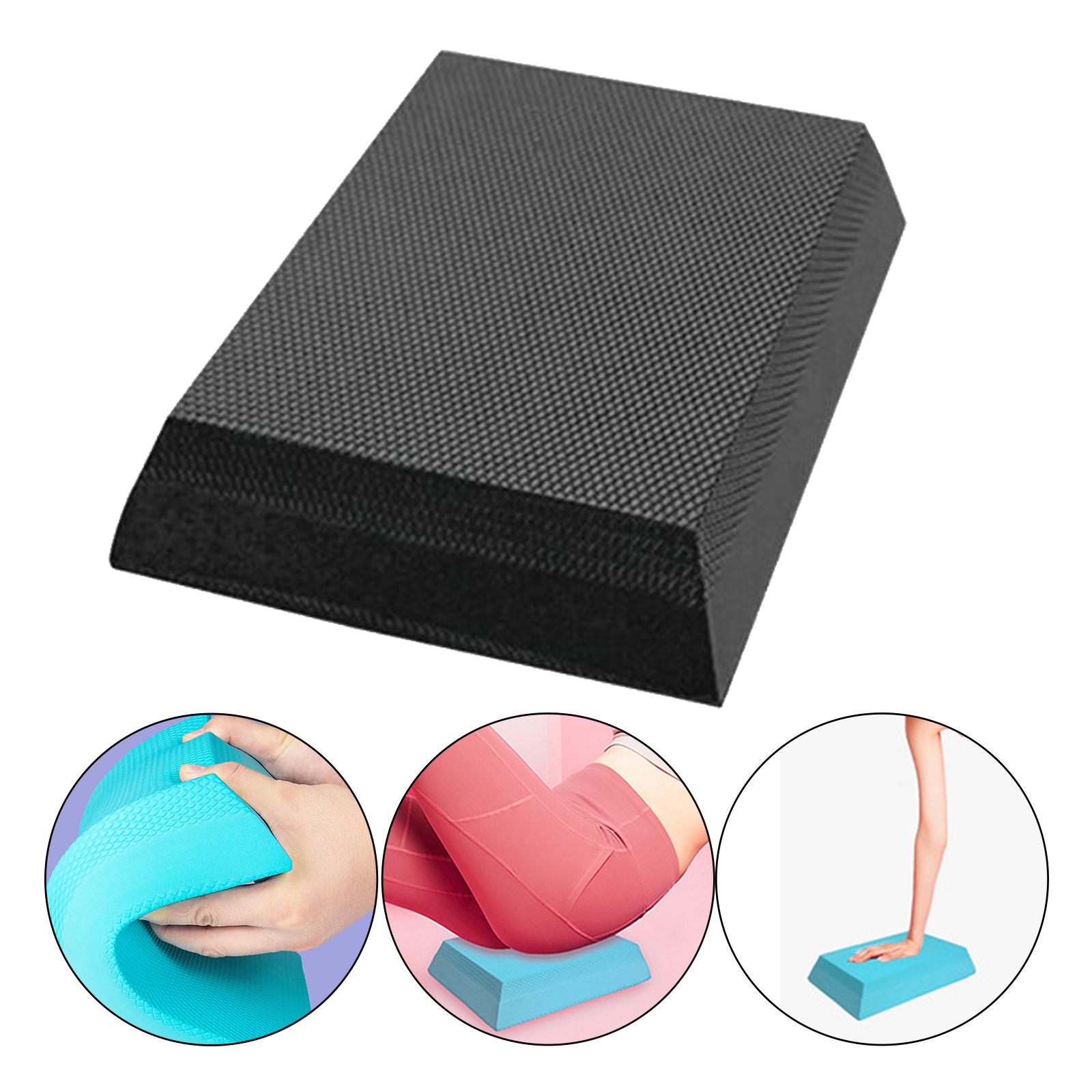 yoga Pad Foam Cushion TPE Knee Pad Adults Training Black