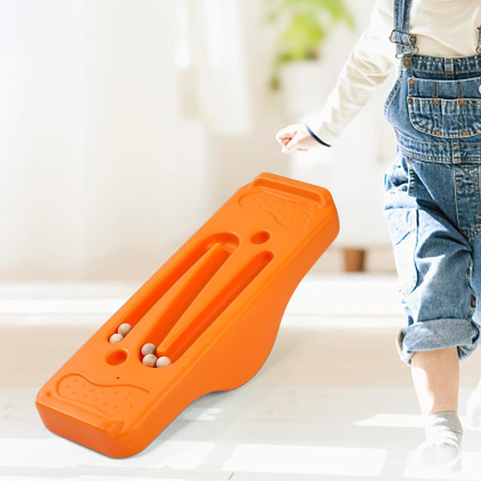 Wobble Board Kids Twisting Balance Board for Adults Teen Children Orange