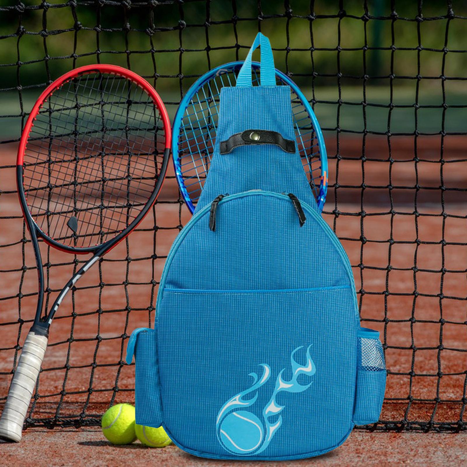 Tennis Racquet Backpack Men Badminton Rucksack for Travel Accessories Light Blue