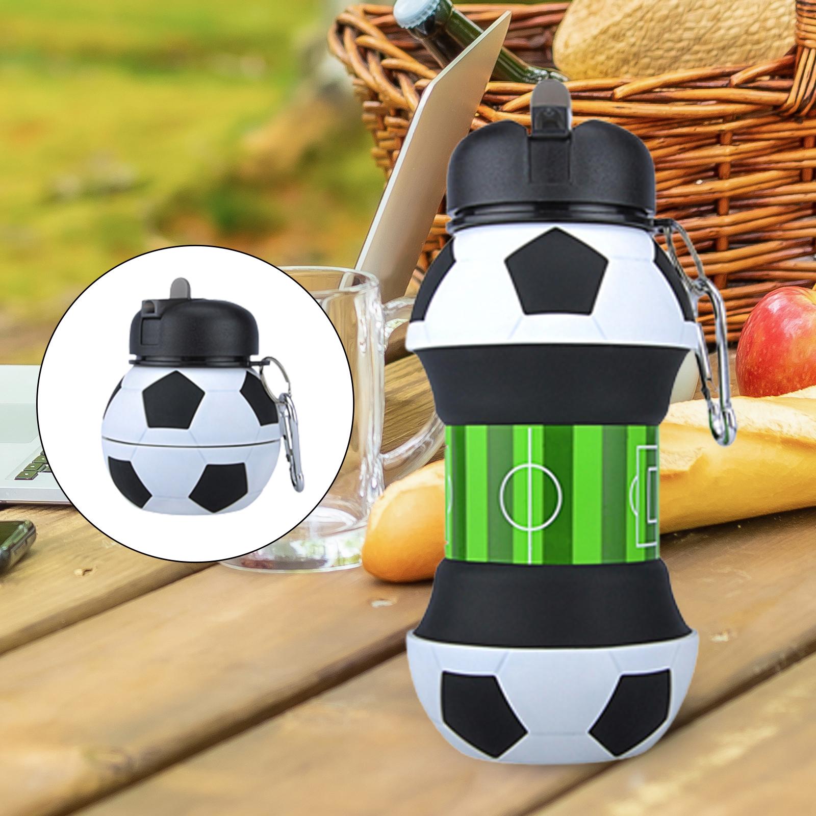 Collapsible Water Bottle Portable Durable Foldable for Outdoor Sports Hiking Football