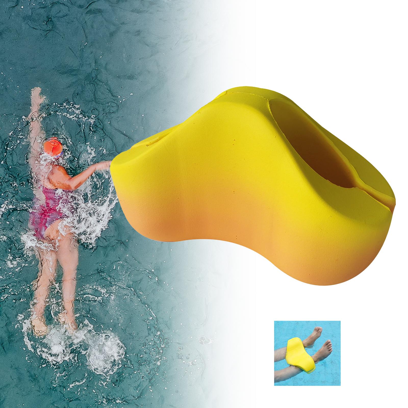 Swimming Training Aid Kickboard Water Exercise Beginners Pull Buoy Leg Float Orange