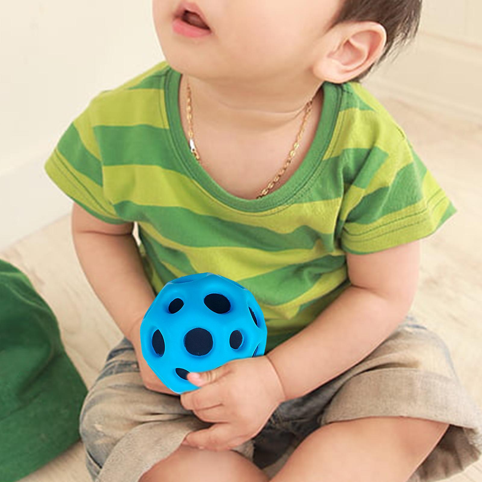 Bouncy Ball Lightweight Ergonomic Design Bouncing Ball Kids and Adults Toy Blue