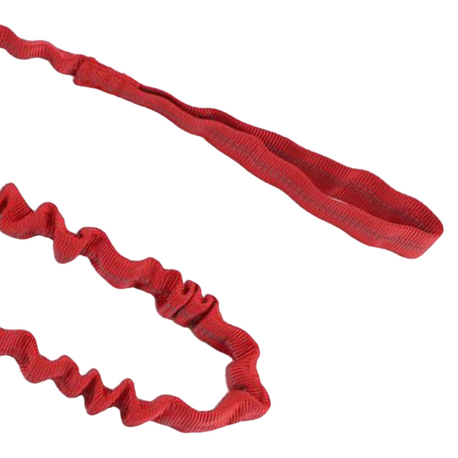 3xFishing Pole Holder Kayak Elastic Kayak Leash Fixed Accessories Red