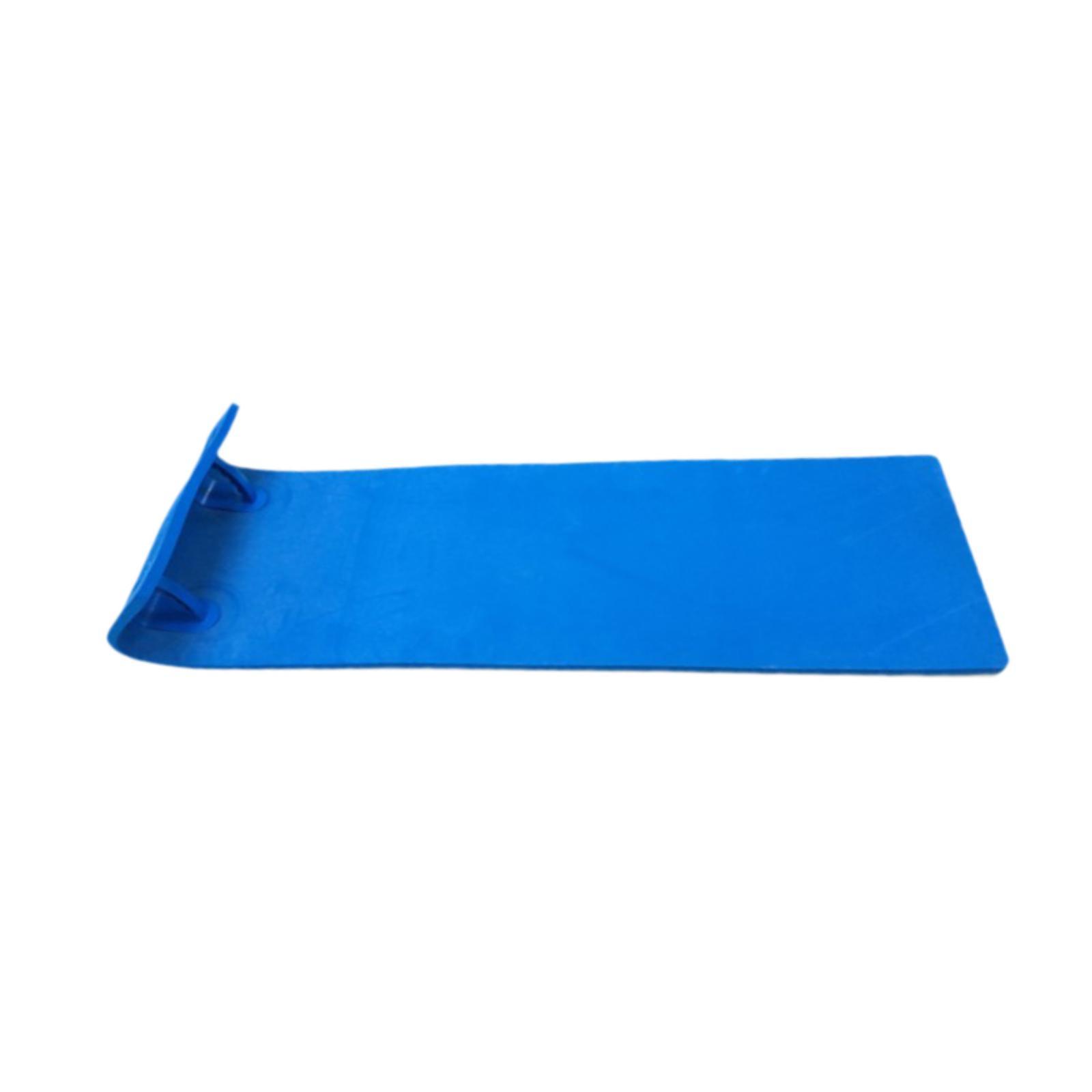 Water Floating Pad Summer Blue with Handles Swimming Pool Floating Water Mat