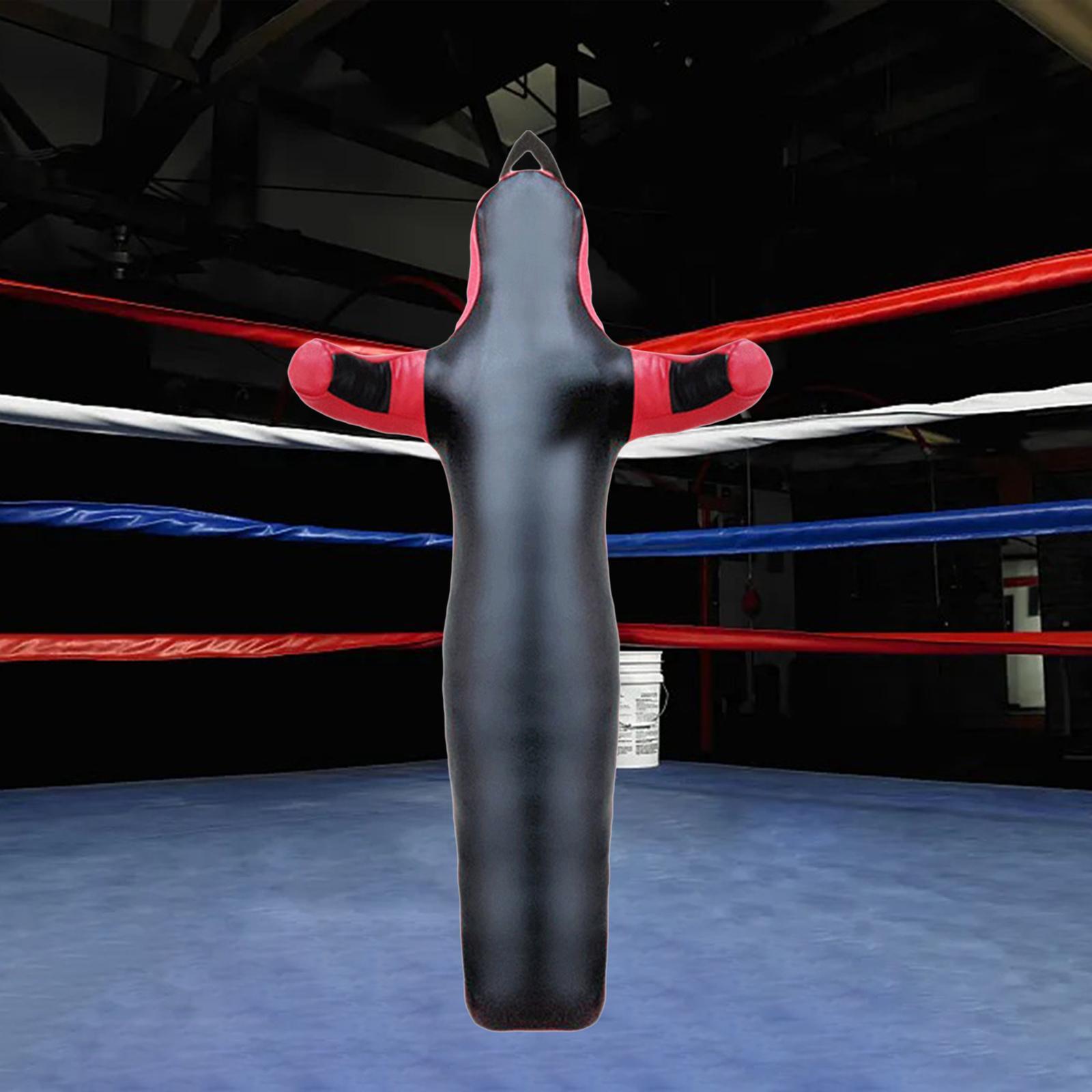 Mma Grappling Dummy Bag Hanging Throwing Unfilled Karate Judo Practice Dummy 130cm