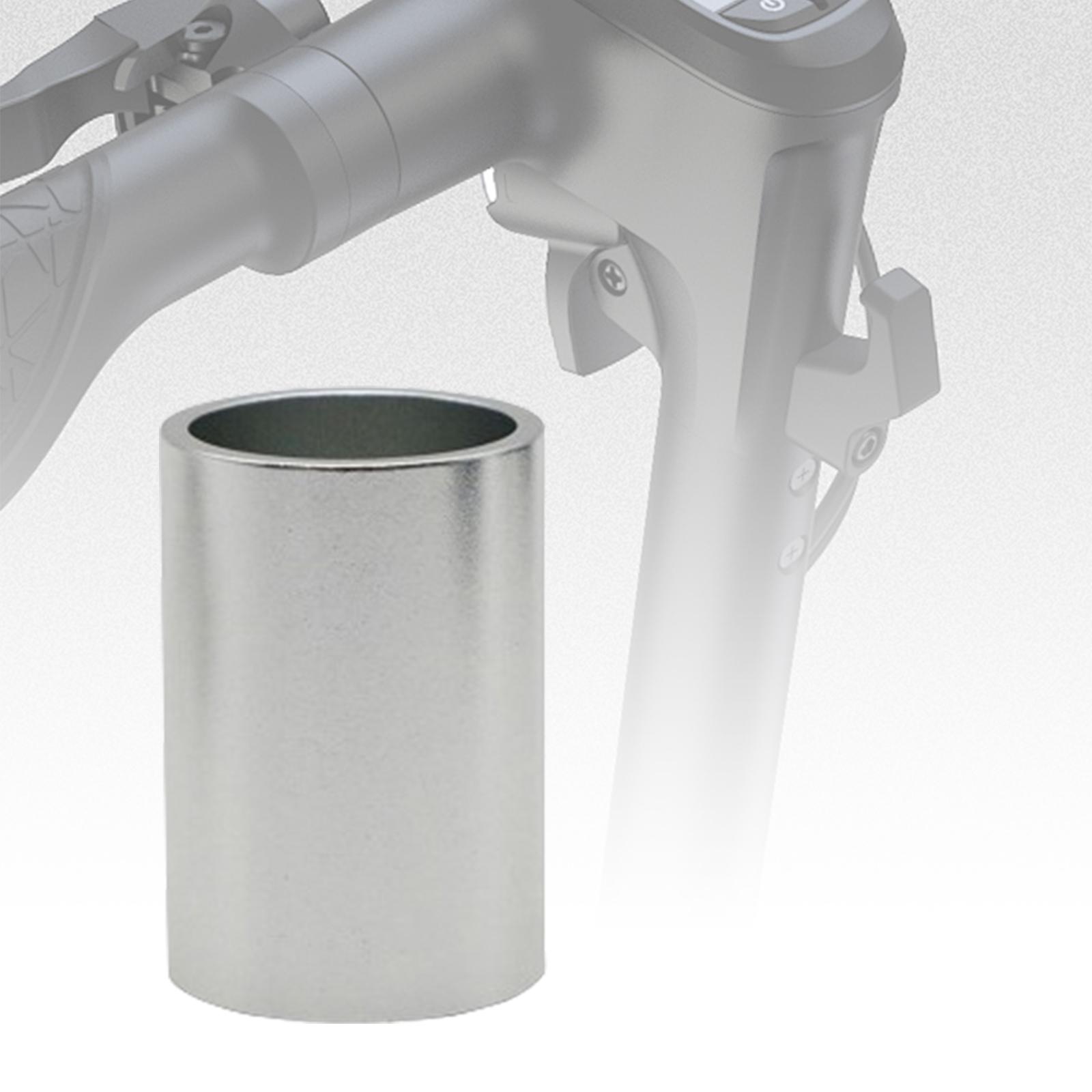 2xBike Headset Spacer Premium Sturdy Aluminum Alloy Bike Handlebar Stem Spacer silver