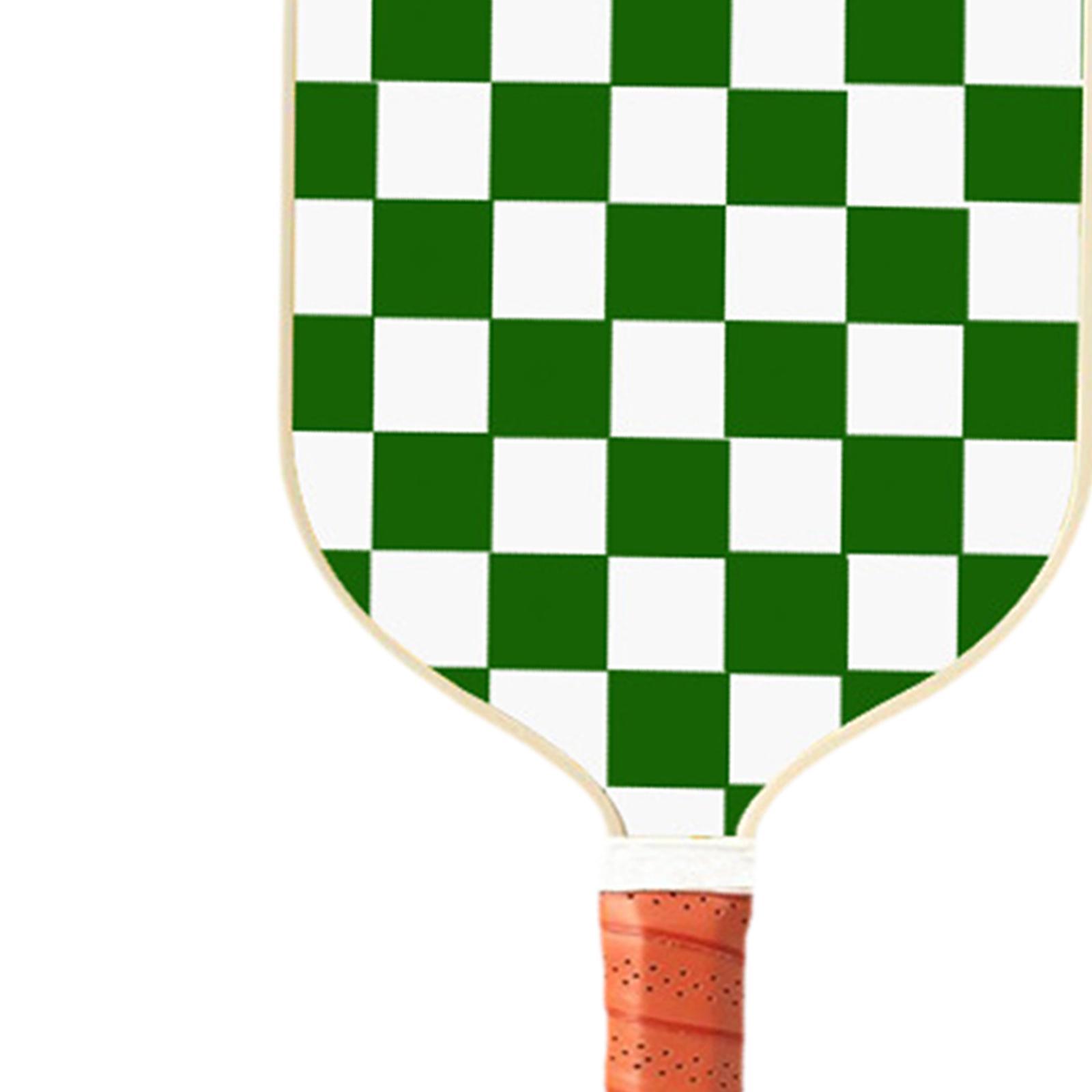 Pickleball Paddle Sturdy Pickleball Racquet for Playing Practice Competition Plaid