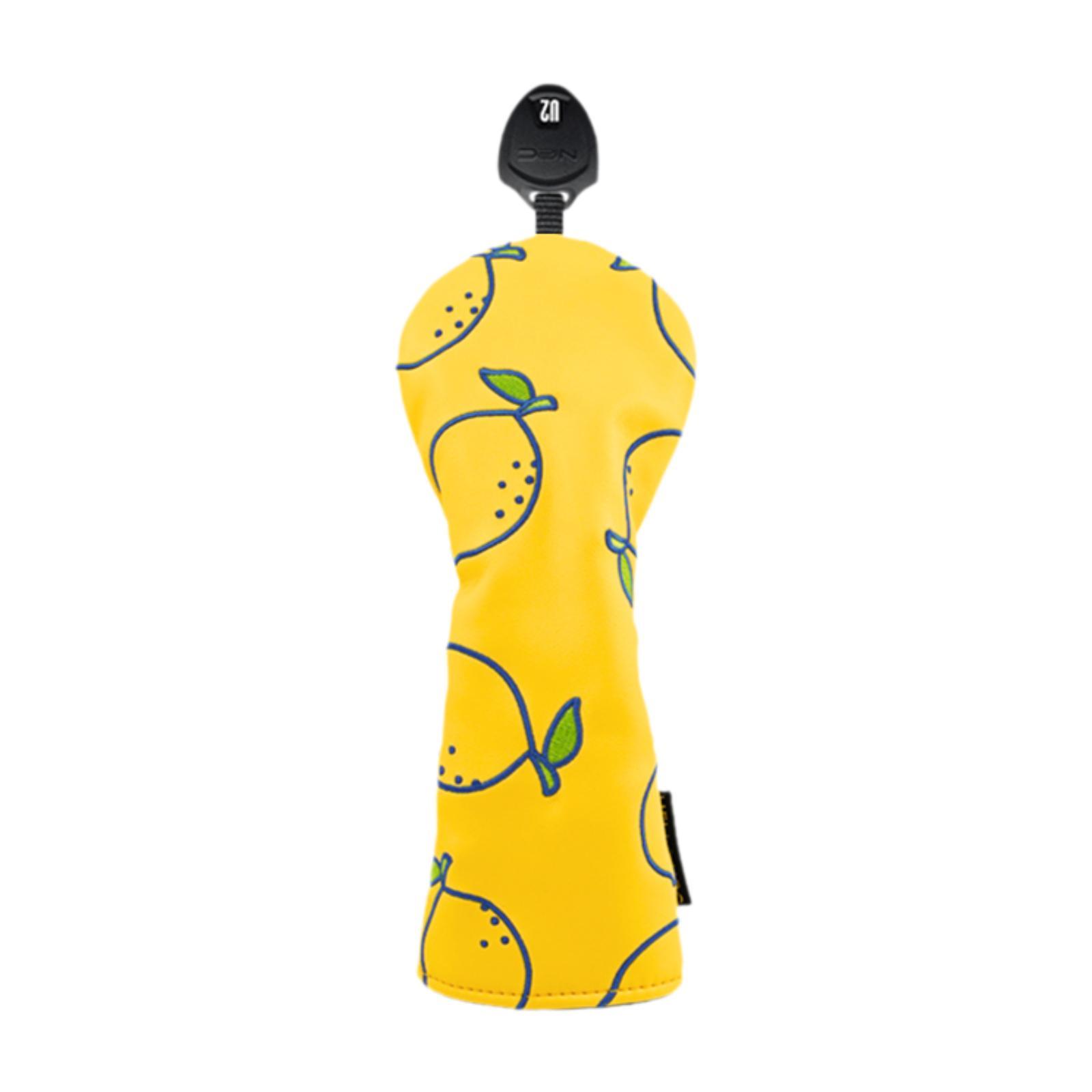 Golf Wood Headcover Lemon Printed