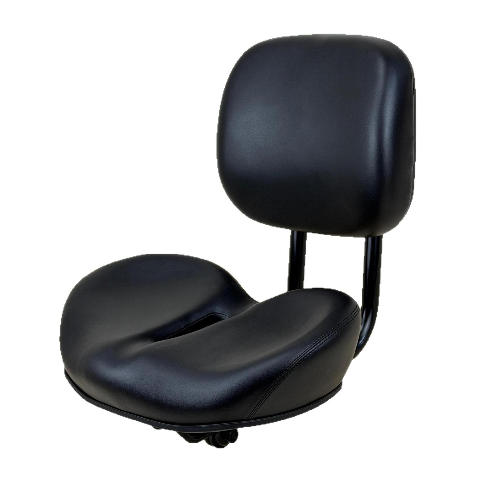 Bike Seat with Backrest Cycling Parts Ergonomic Design Padded Bicycle Saddle