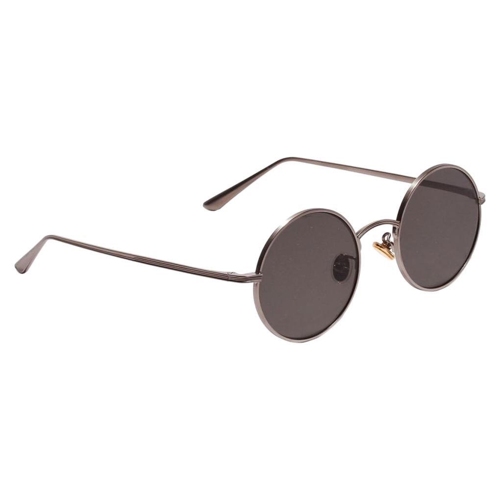 Damen Herren Retro Hippi Sonnenbrille Mit Runden Gläsern Nickelbrille Vintage Ebay