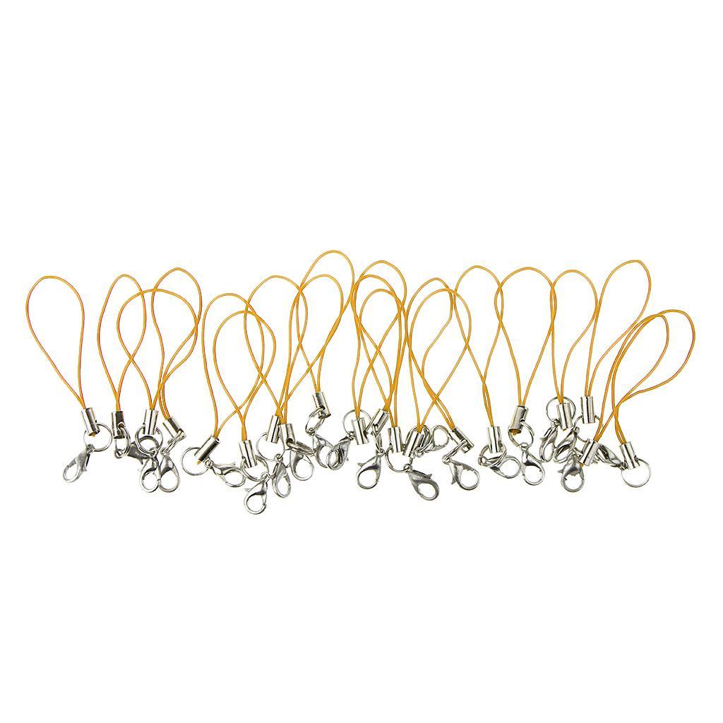 20pcs Bulk Lobster Clasp Cell Phone Lanyard Strap for Keychains Charms Cord - Picture 8 of 22