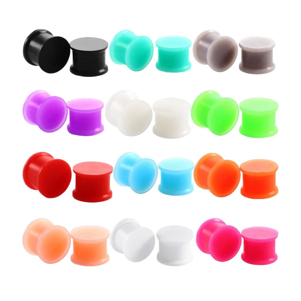 Silicone Ear Stretching Plugs 8mm