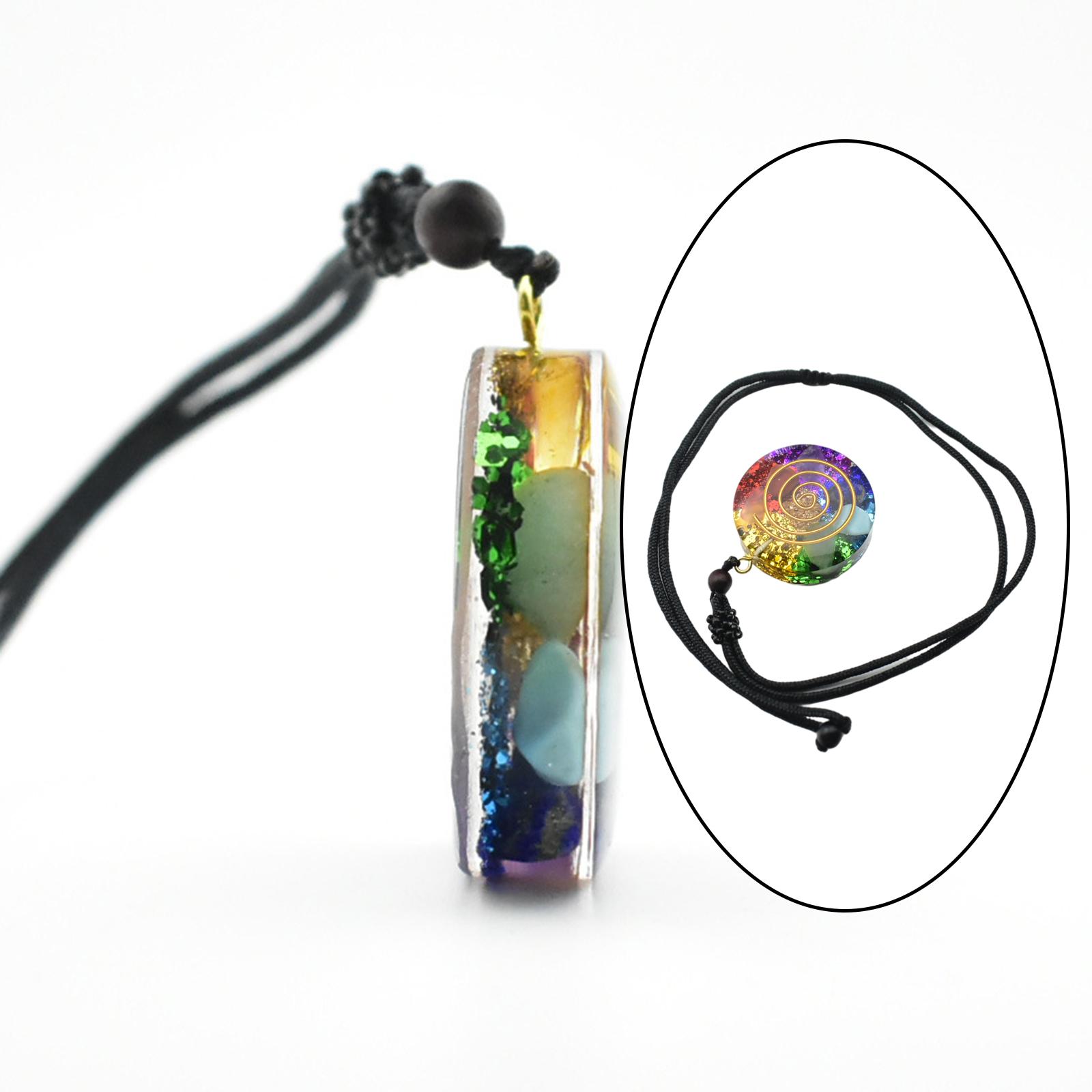 Crystal Orgone Pendant Jewelry for Spiritual Consolation Men Women Amulet