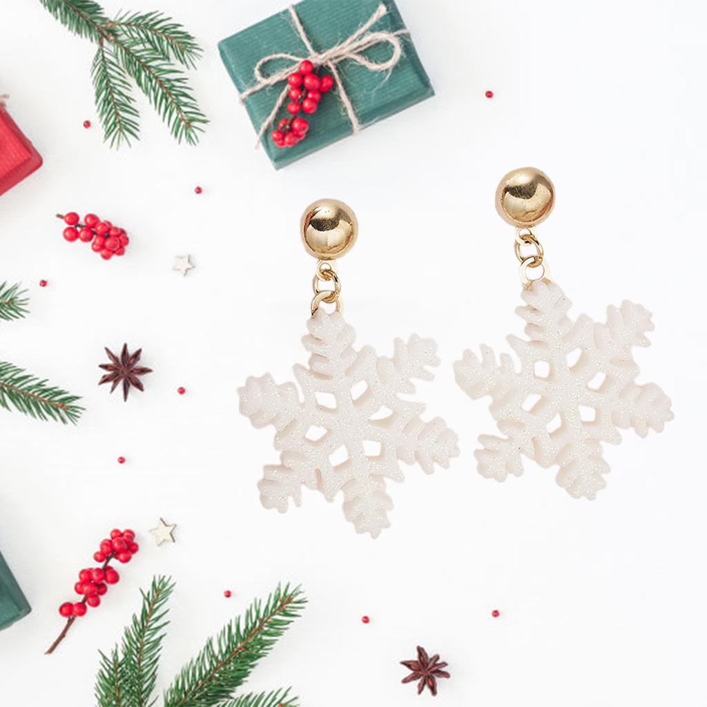 Christmas Earring Penguin Festive Presents Fashion for Party Holiday Girls Snowflake
