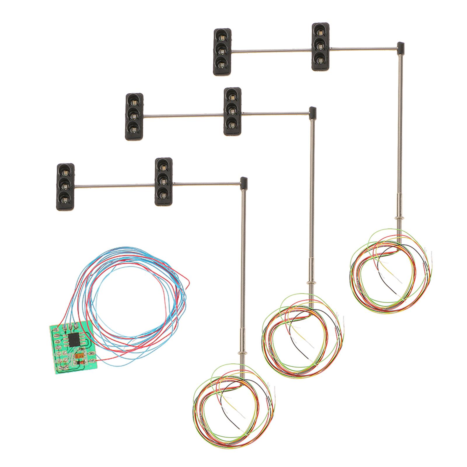 Model Traffic Signal Lights 70mm