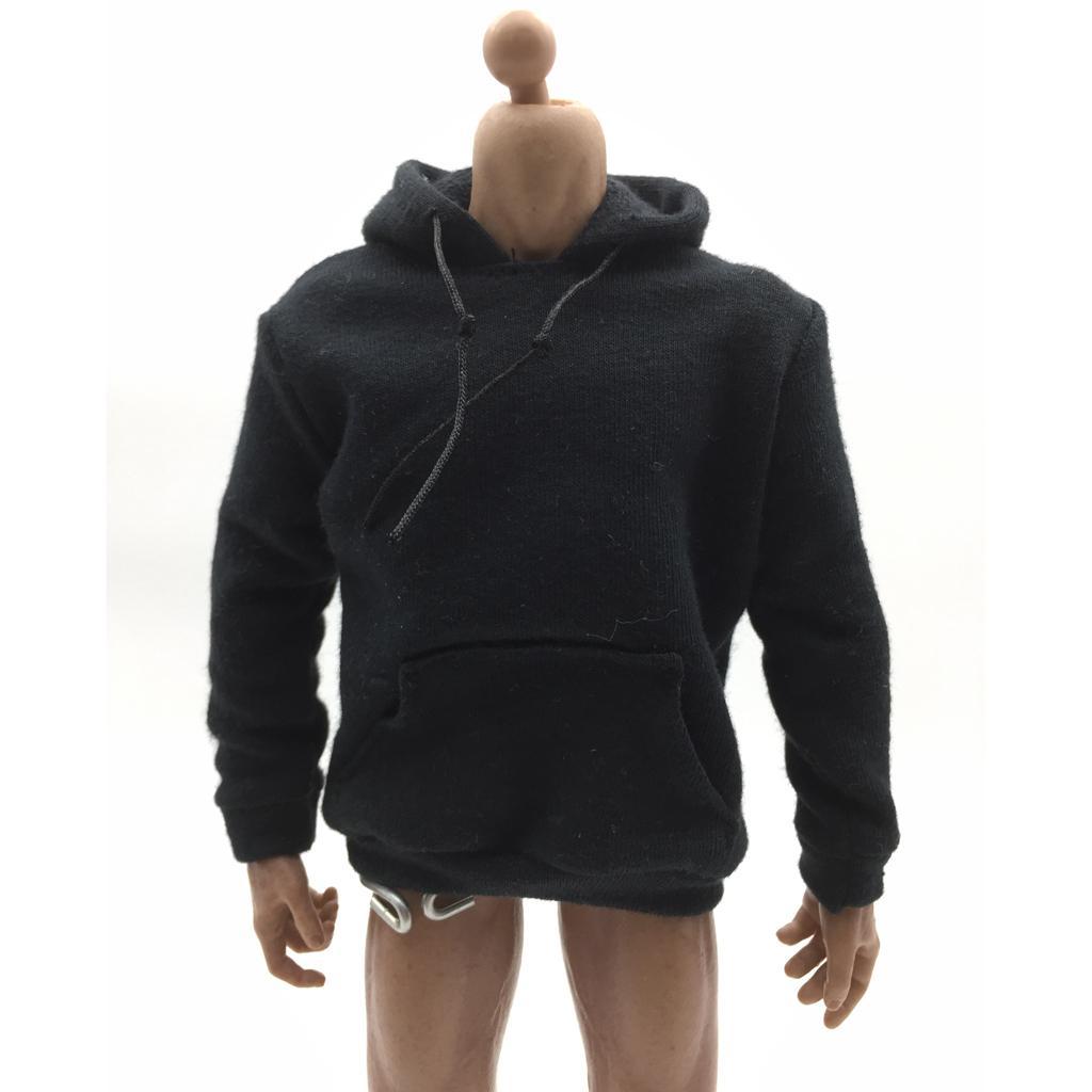 1/6 Scale Mens Long Hoodie Hooded Sweatshirt for 12inch Action Figure - Picture 8 of 9