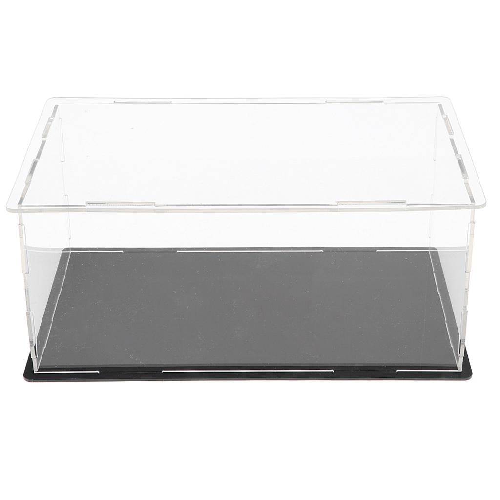 Clear Acrylic Display Case Perspex Box Dustproof Uv For Model Figure