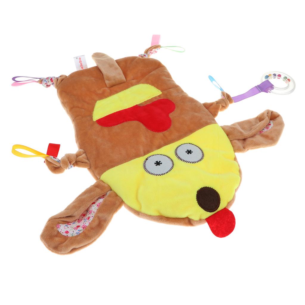 security blanket with stuffed animal