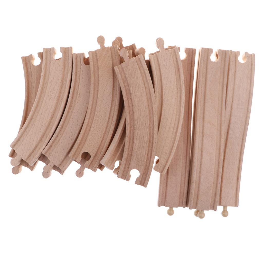 Wooden Trains Railway Set Compatible Accessories -Spiral Track
