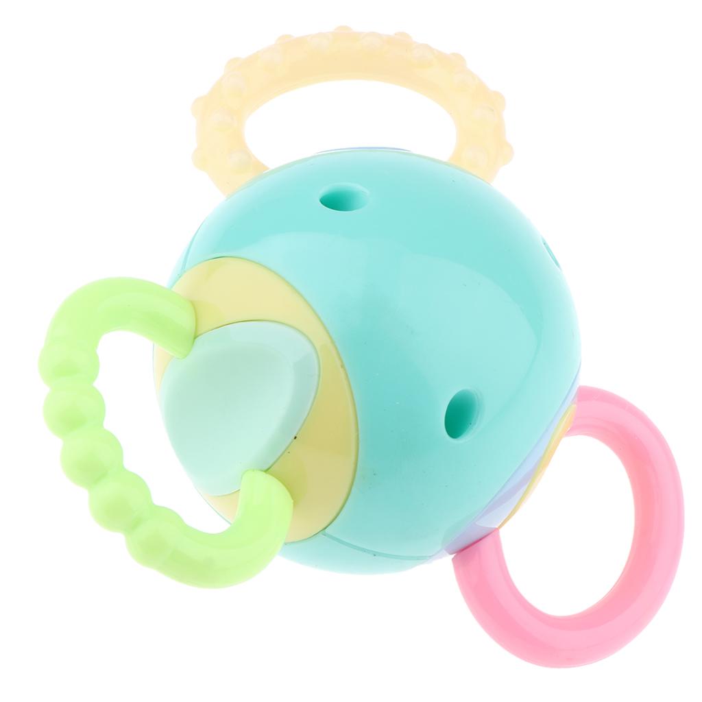 Cute Animal Shaped Baby Kids Rattles Teether Early Educational Toy Elephant