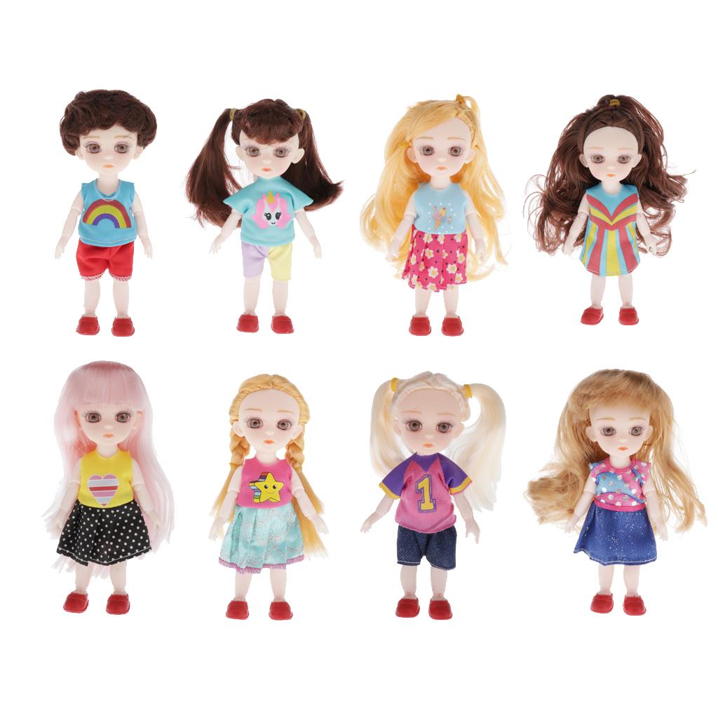 Flexible 13 Joints BJD Dress Doll Fashion Doll Collection Gifts Doll-A