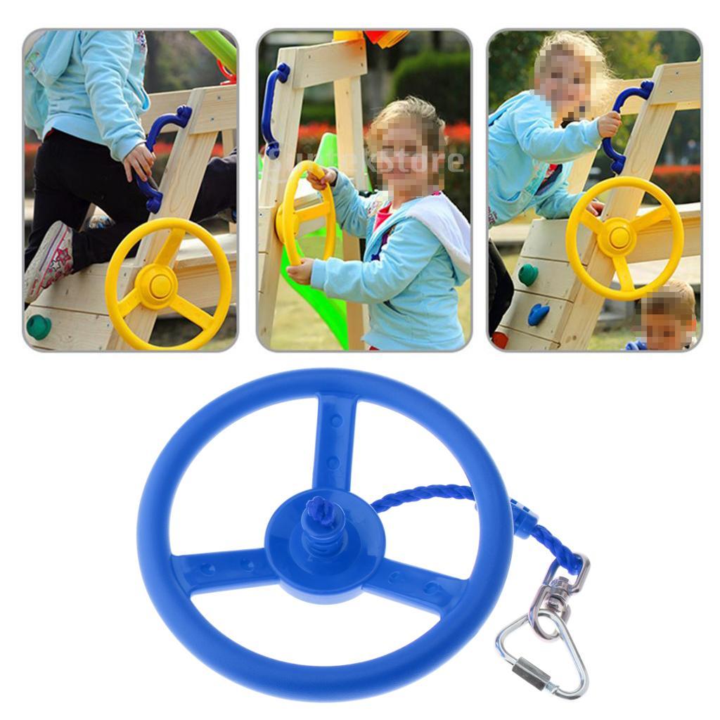 Plastic Steering Wheel for Climbing Frames, Treehouse, Swingset Part blue