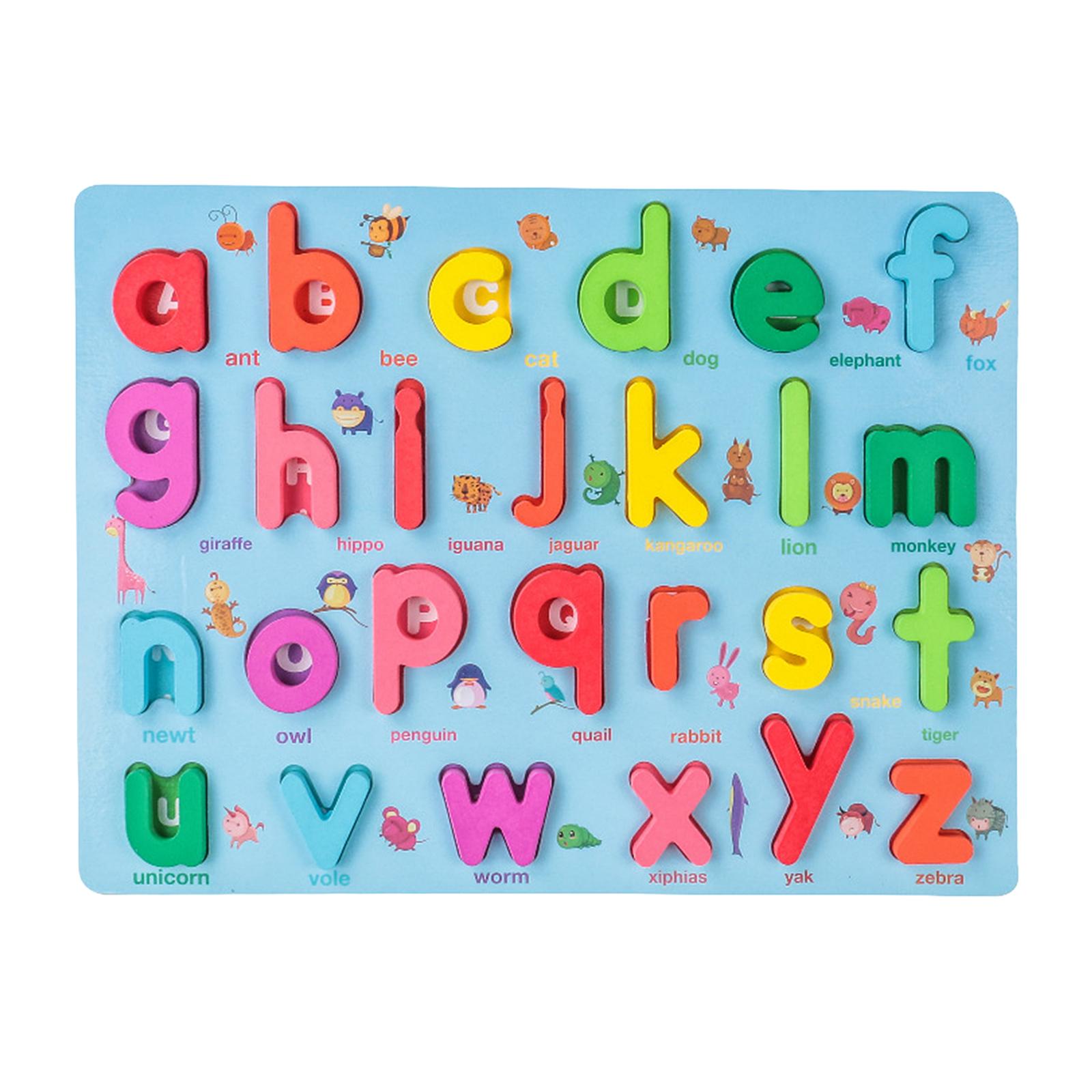 Letter Puzzle Matching Board