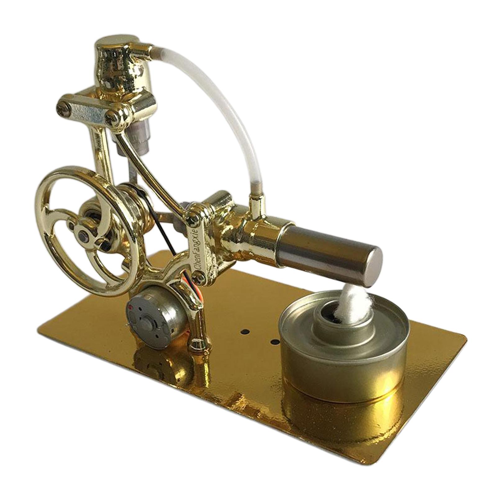 Hot Air Stirling Engine Miniature Steam Power Lab Model Electricity Toy