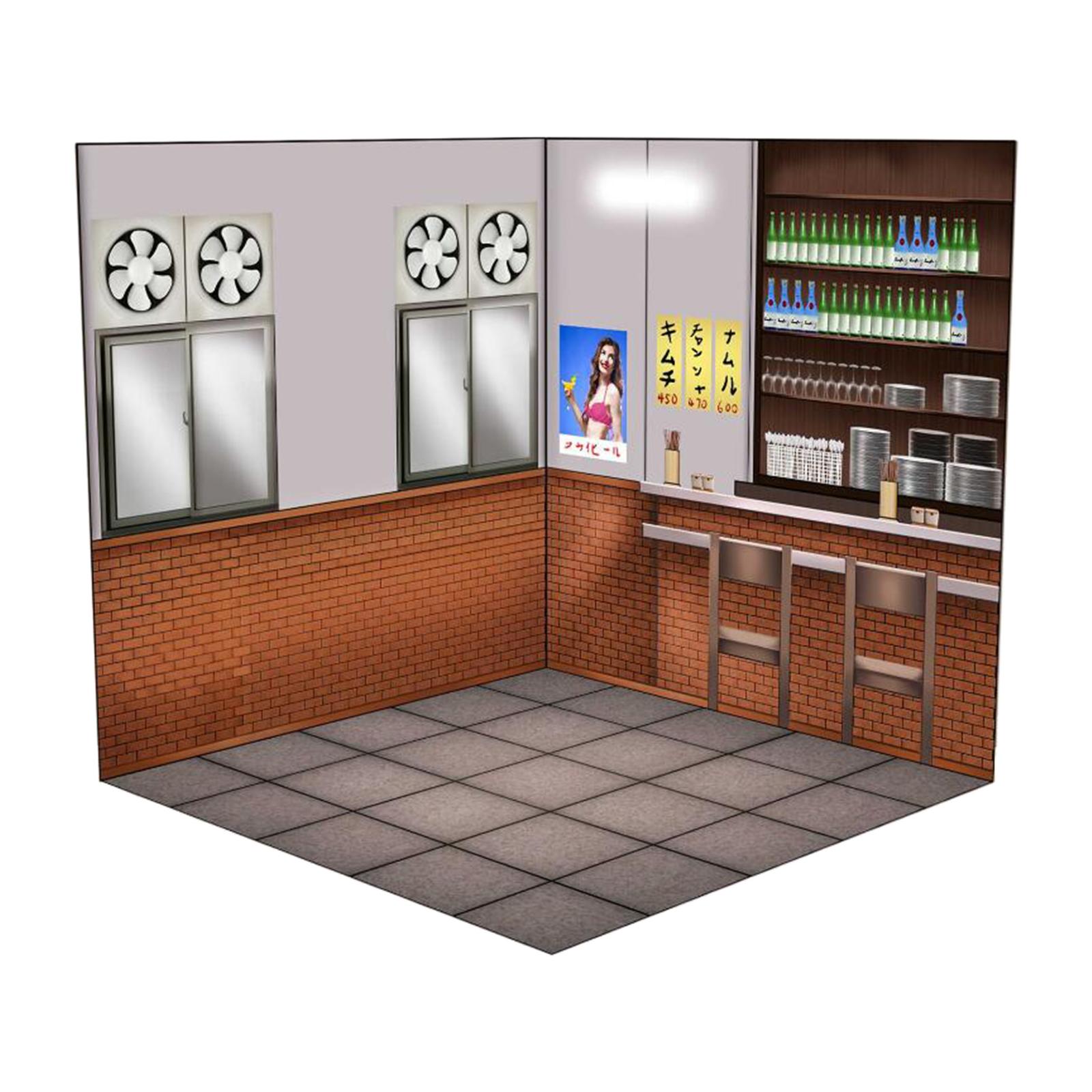 Background Board Cabin Scene