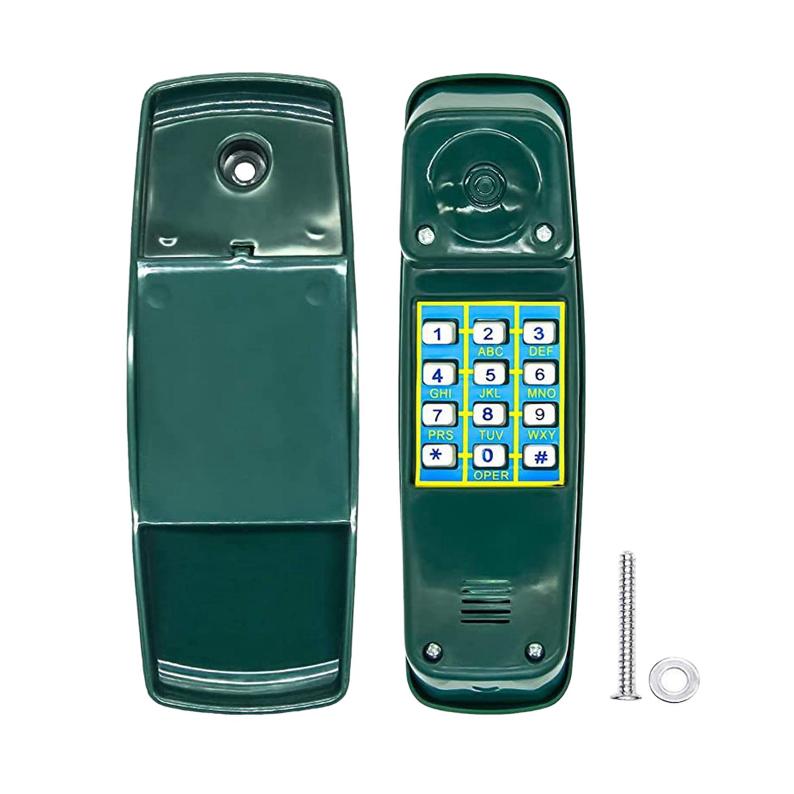 Pretend Play Telephone Green