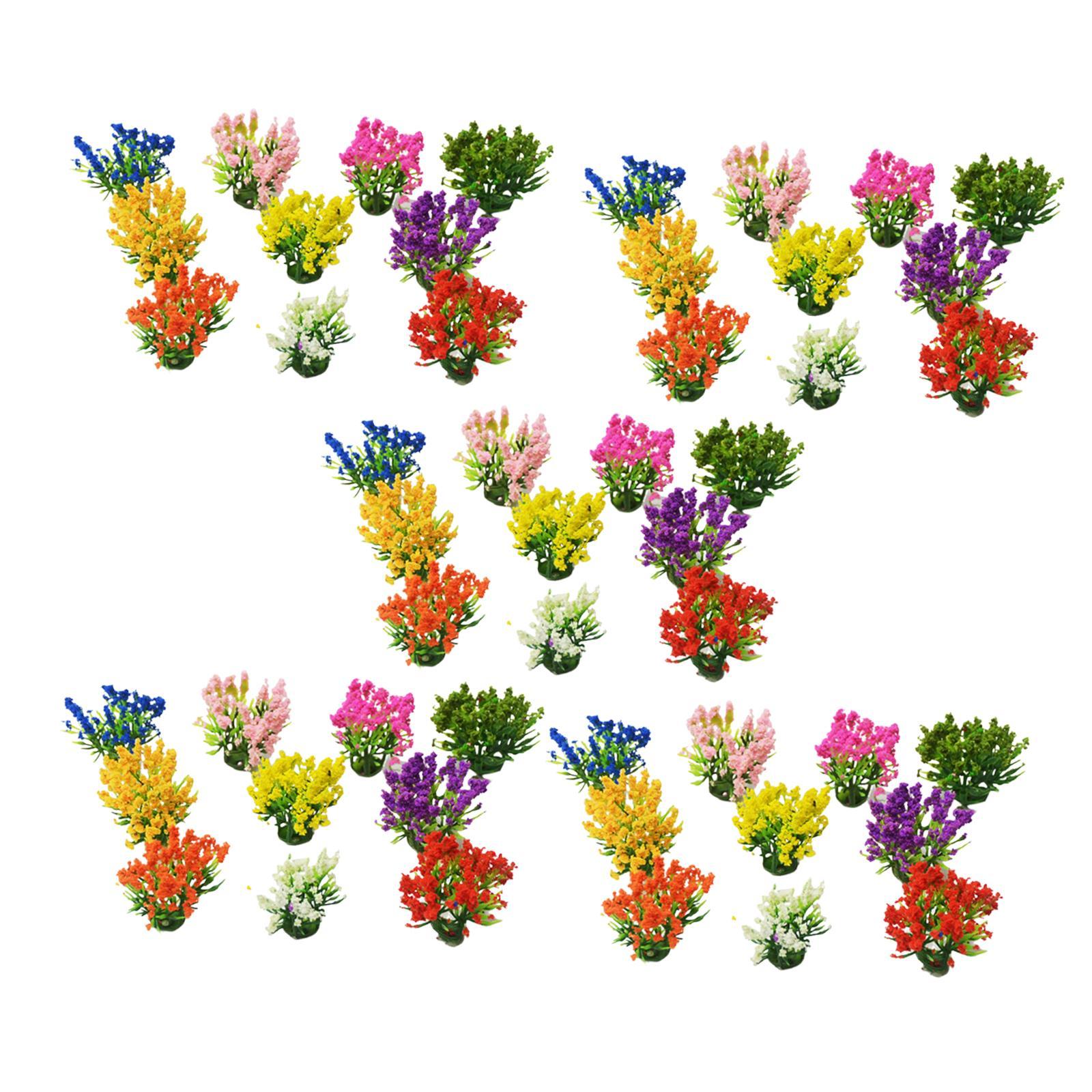 Miniature Flower Decor 50Pcs