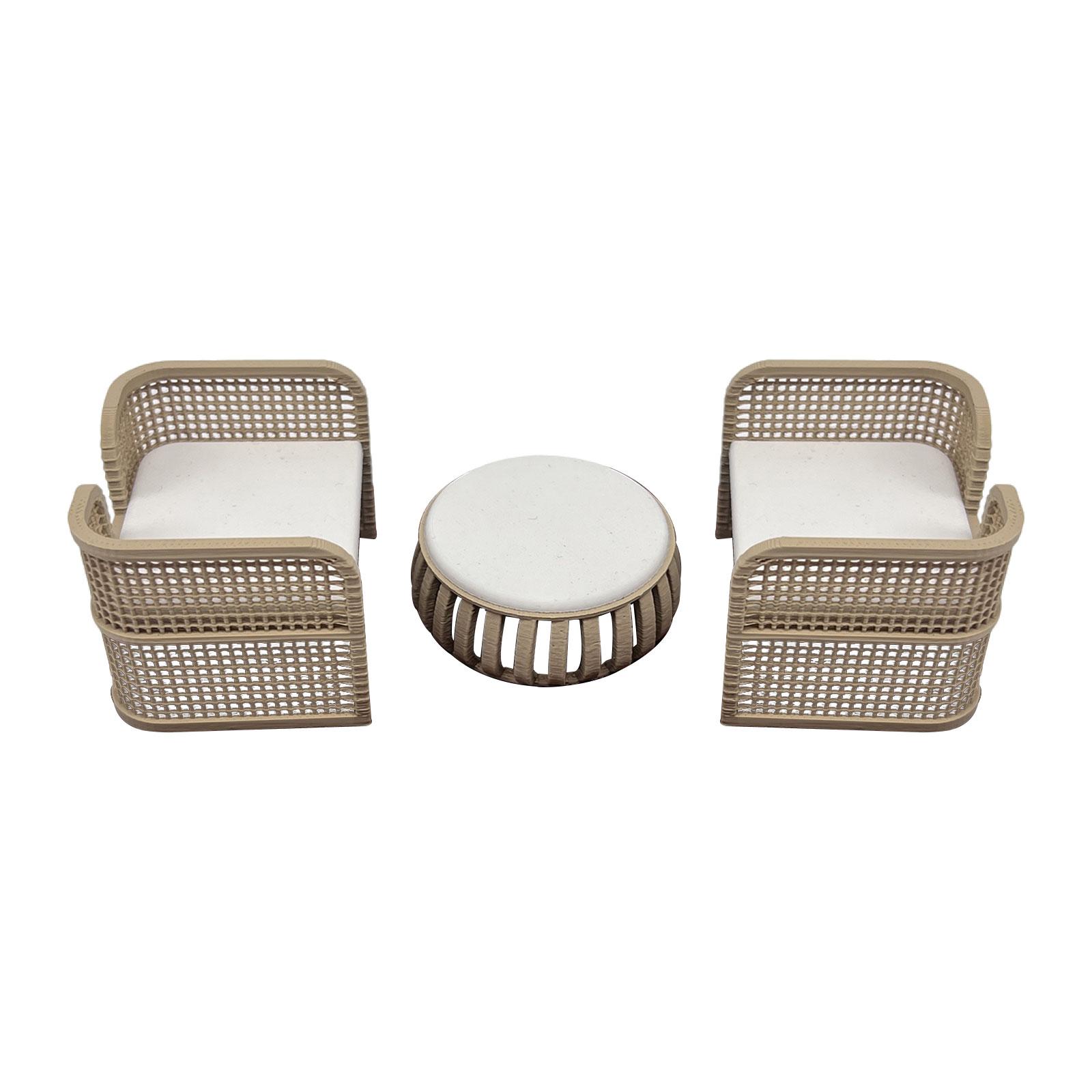 Dollhouse Table and Chairs Set