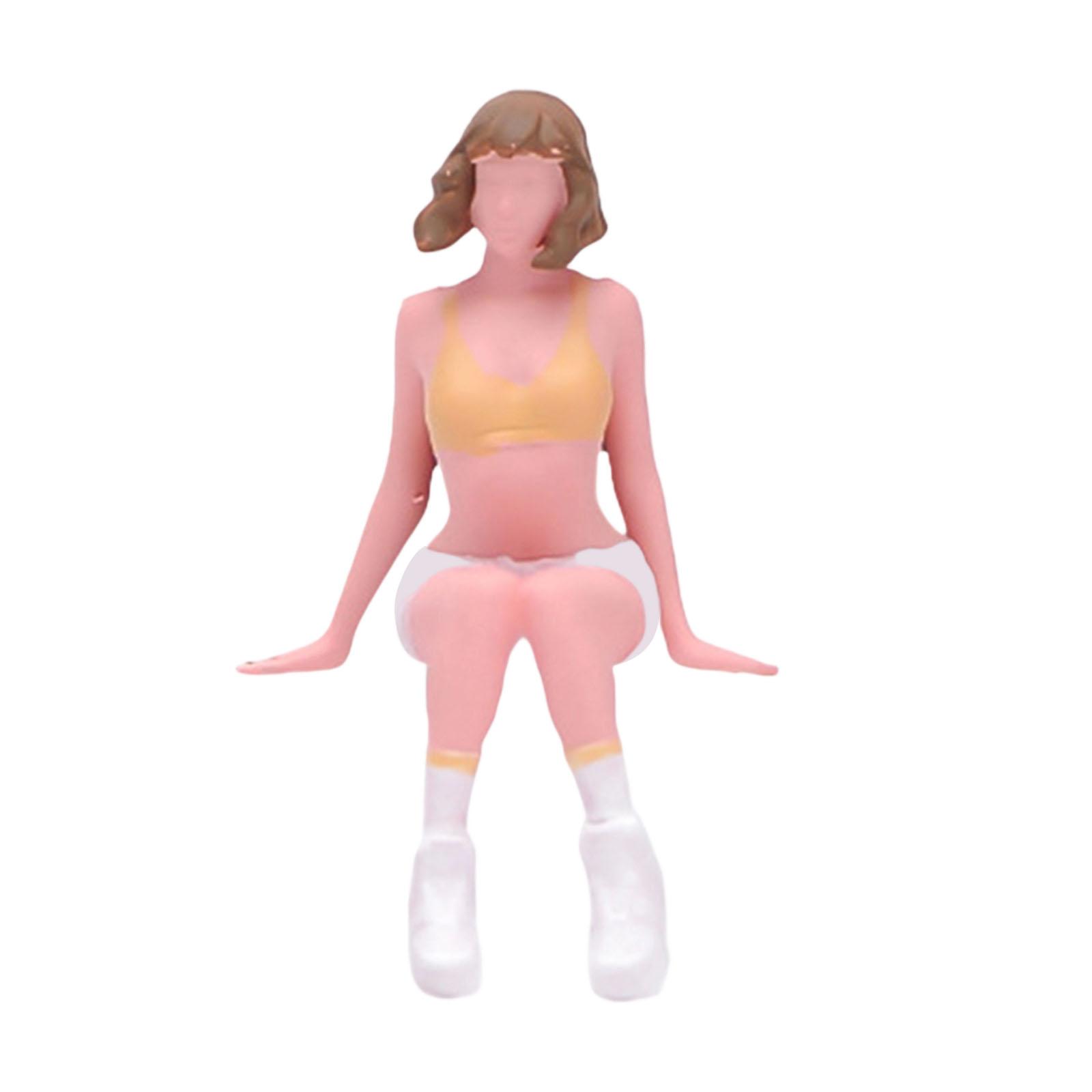 Sitting Girl Model 1/64 Scale