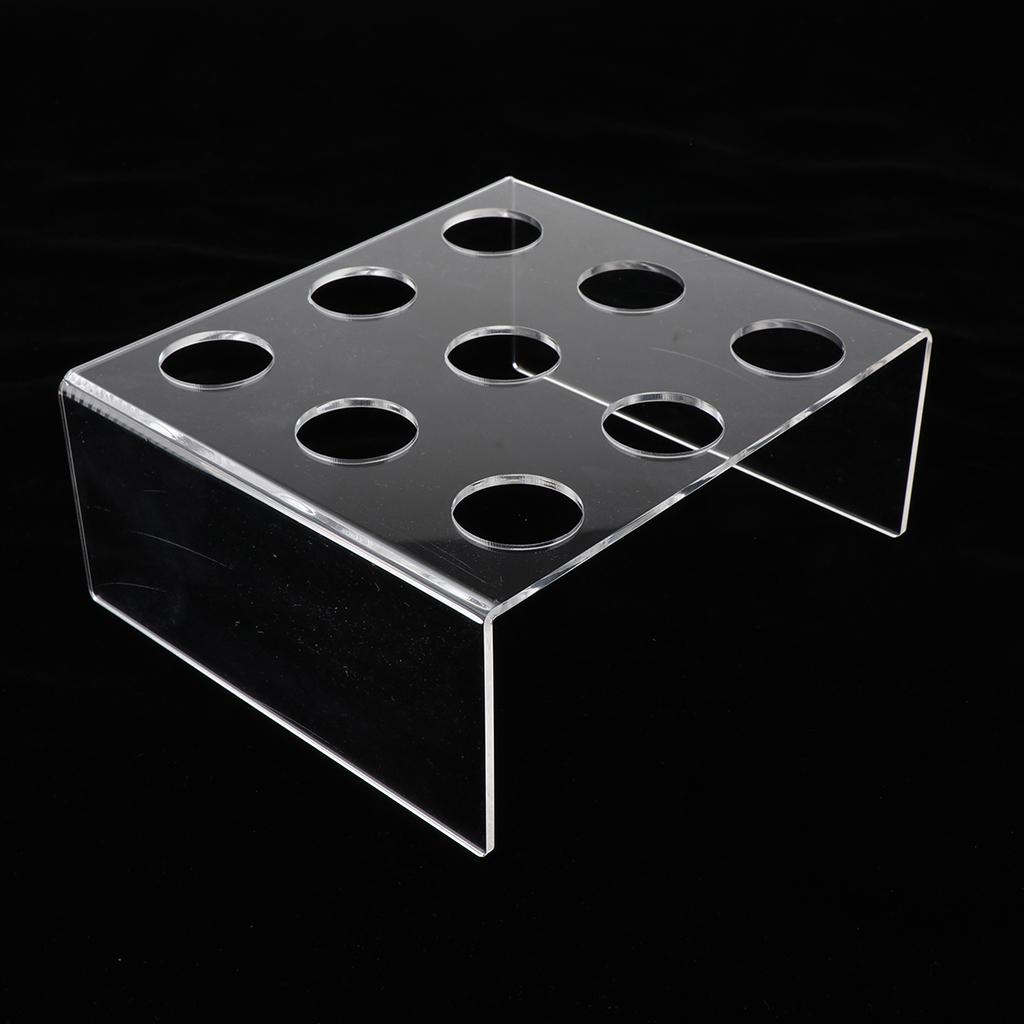 Acrylic 9 Holes Ice Cream Cone Holder Display Stand ...