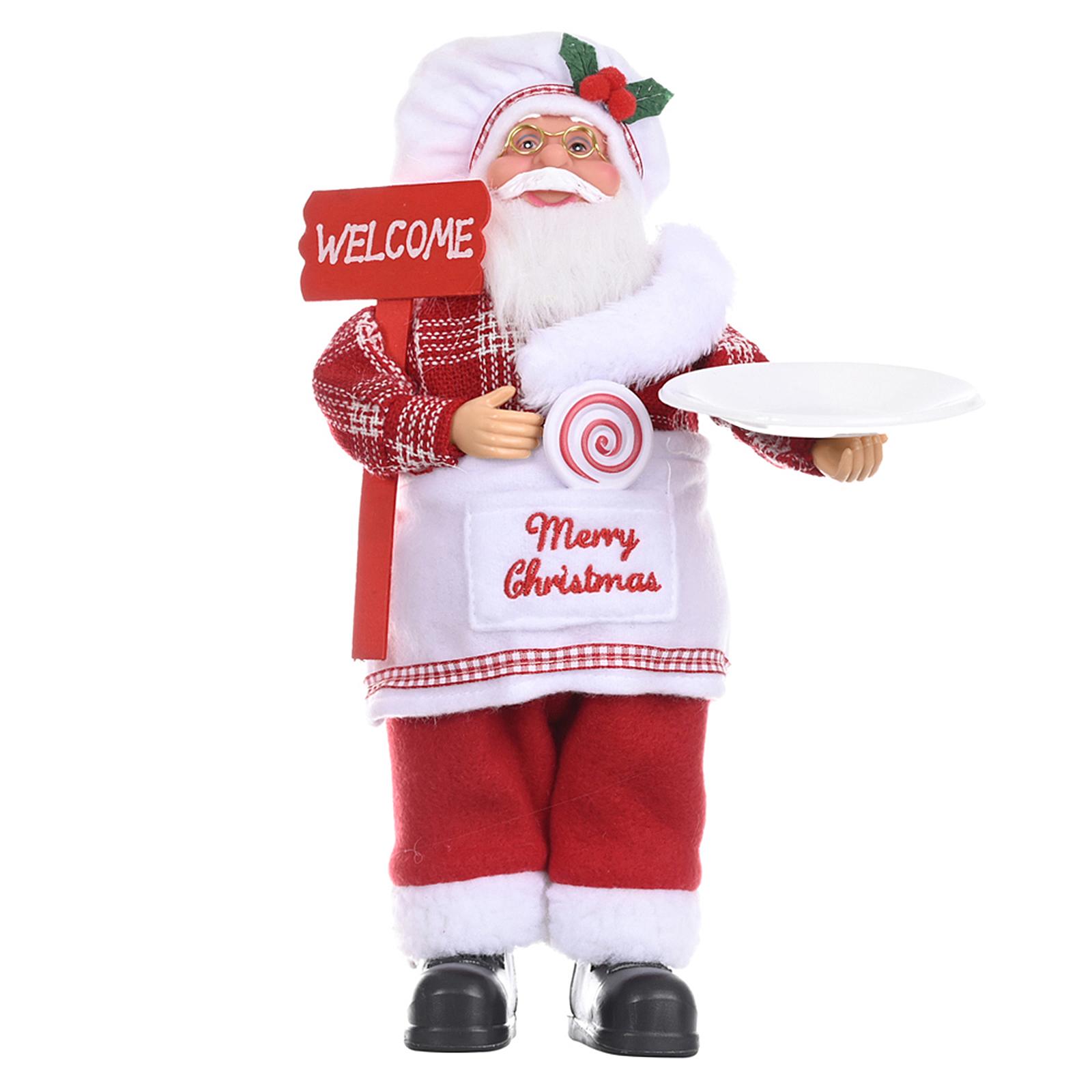 Santa Claus Doll Merry Christmas Tree Hanging Decoration Chef