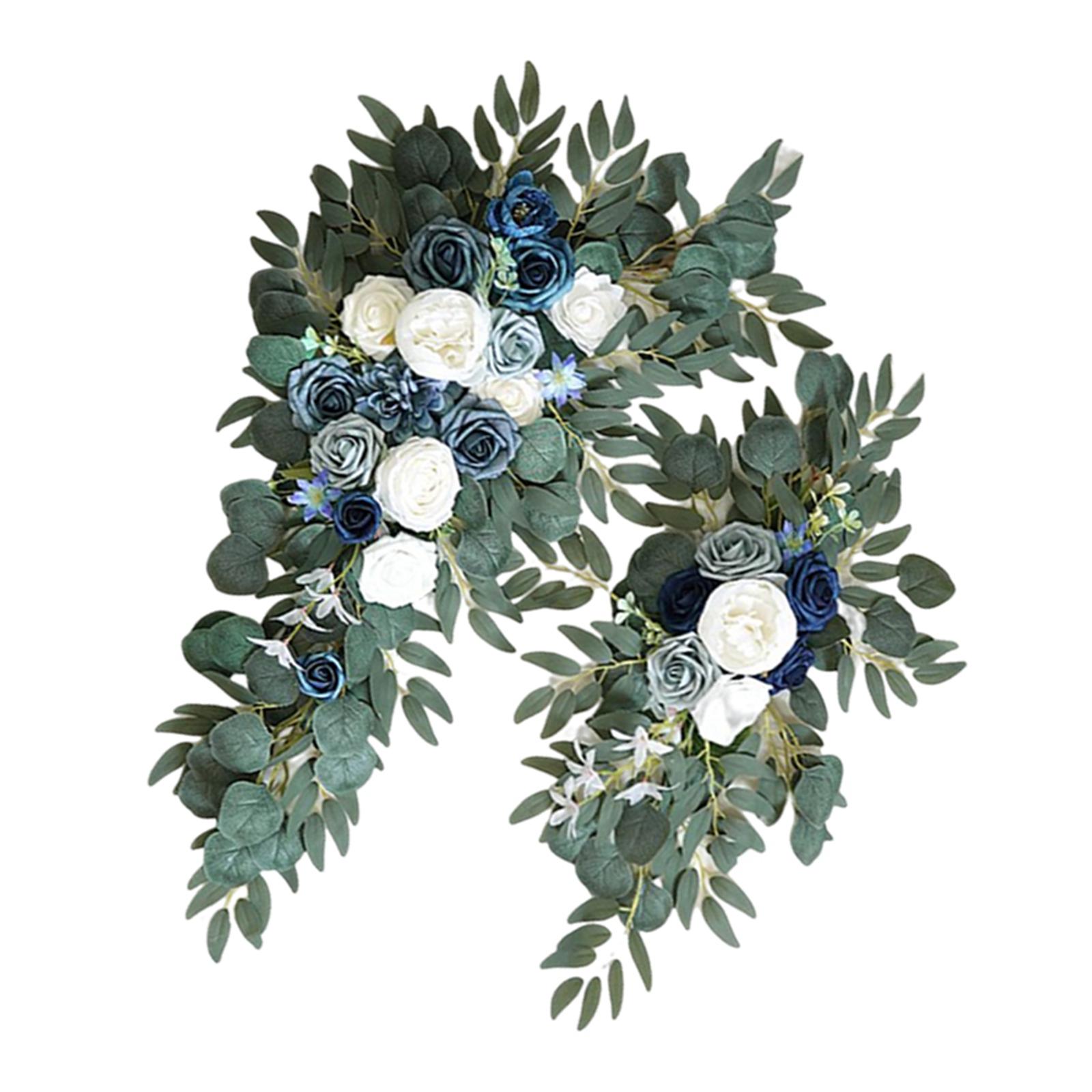 Wedding Arch Flowers Blue