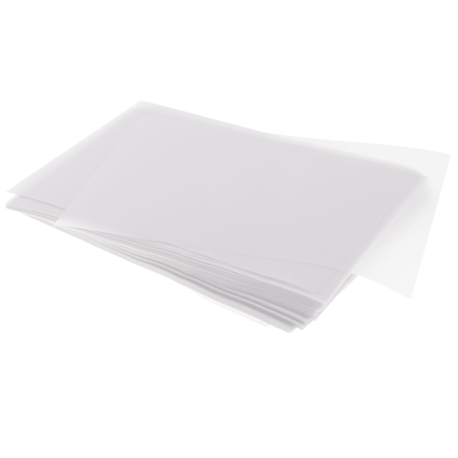 250x Translucent Tracing Papers for Cardmaking 15x10cm White Colorful ...