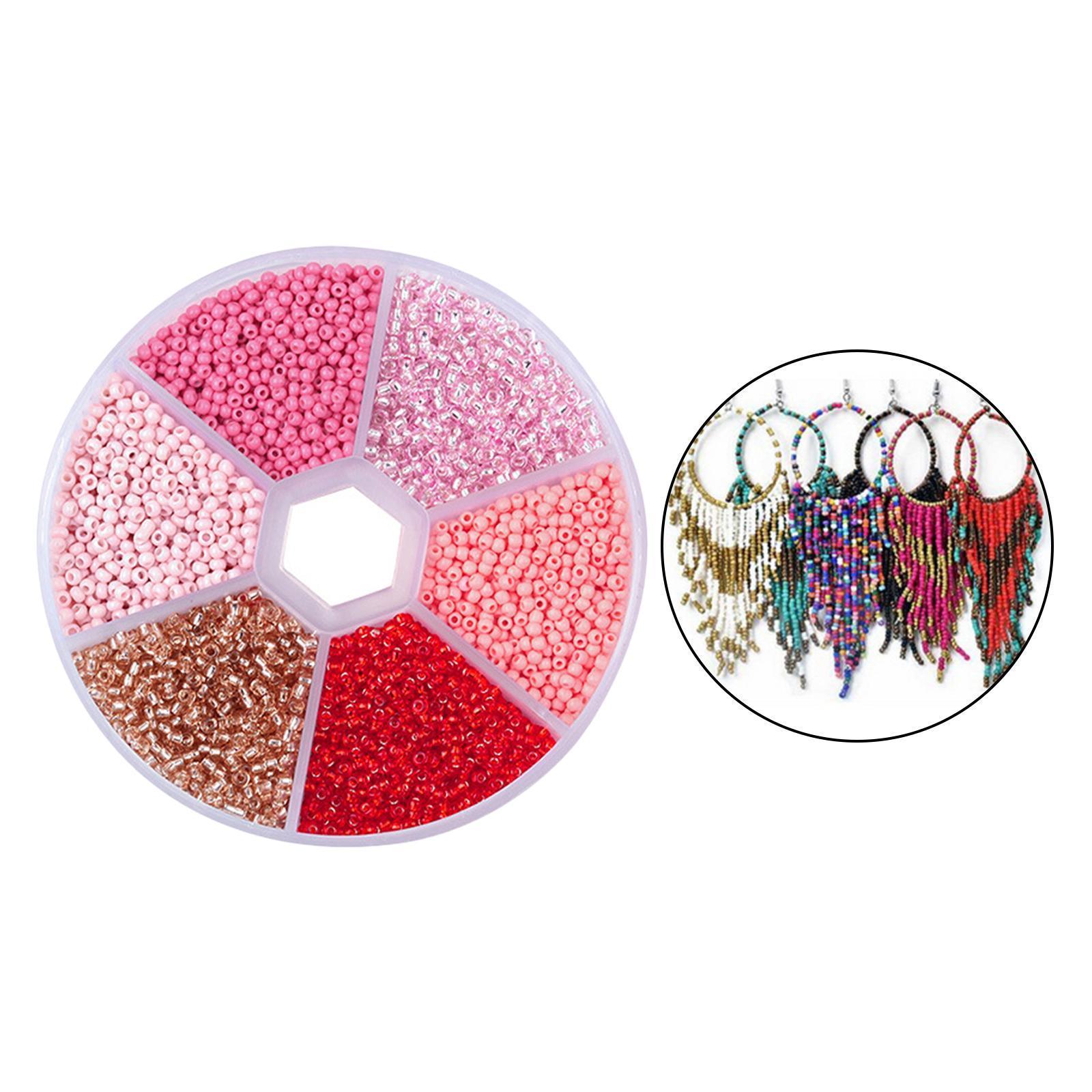 Wholesale 5700x Loose Spacer Beads Stopper Spacers DIY Jewelry Red Series