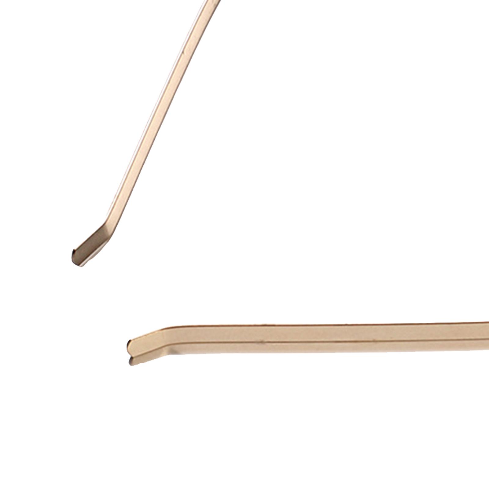 3x5Pcs 5mm Stainless Steel Hairbands Headwear Handicraf Ladies Girls Women gold