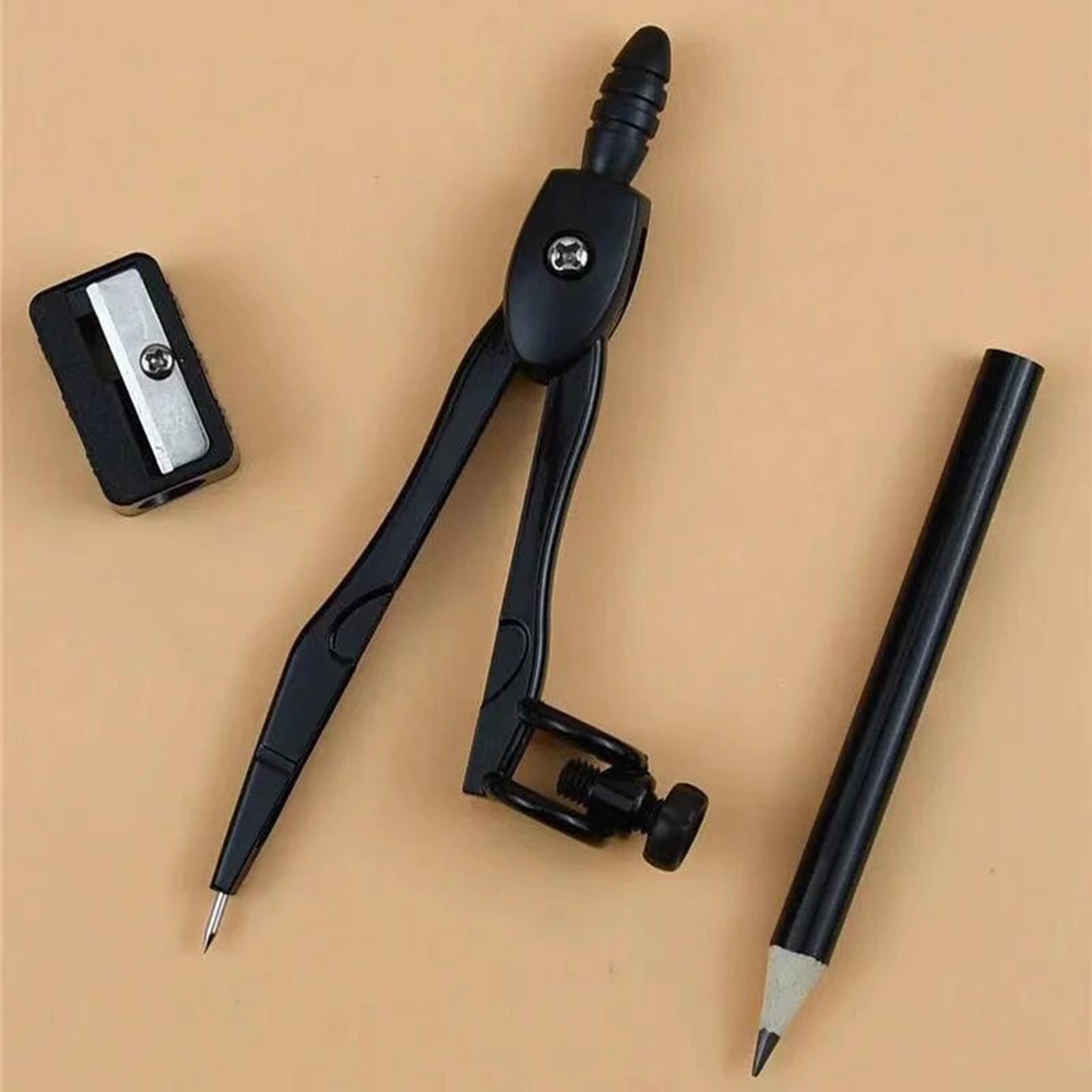 3Pcs Math Geometry Compasses Drafting Compasses for Office Home School